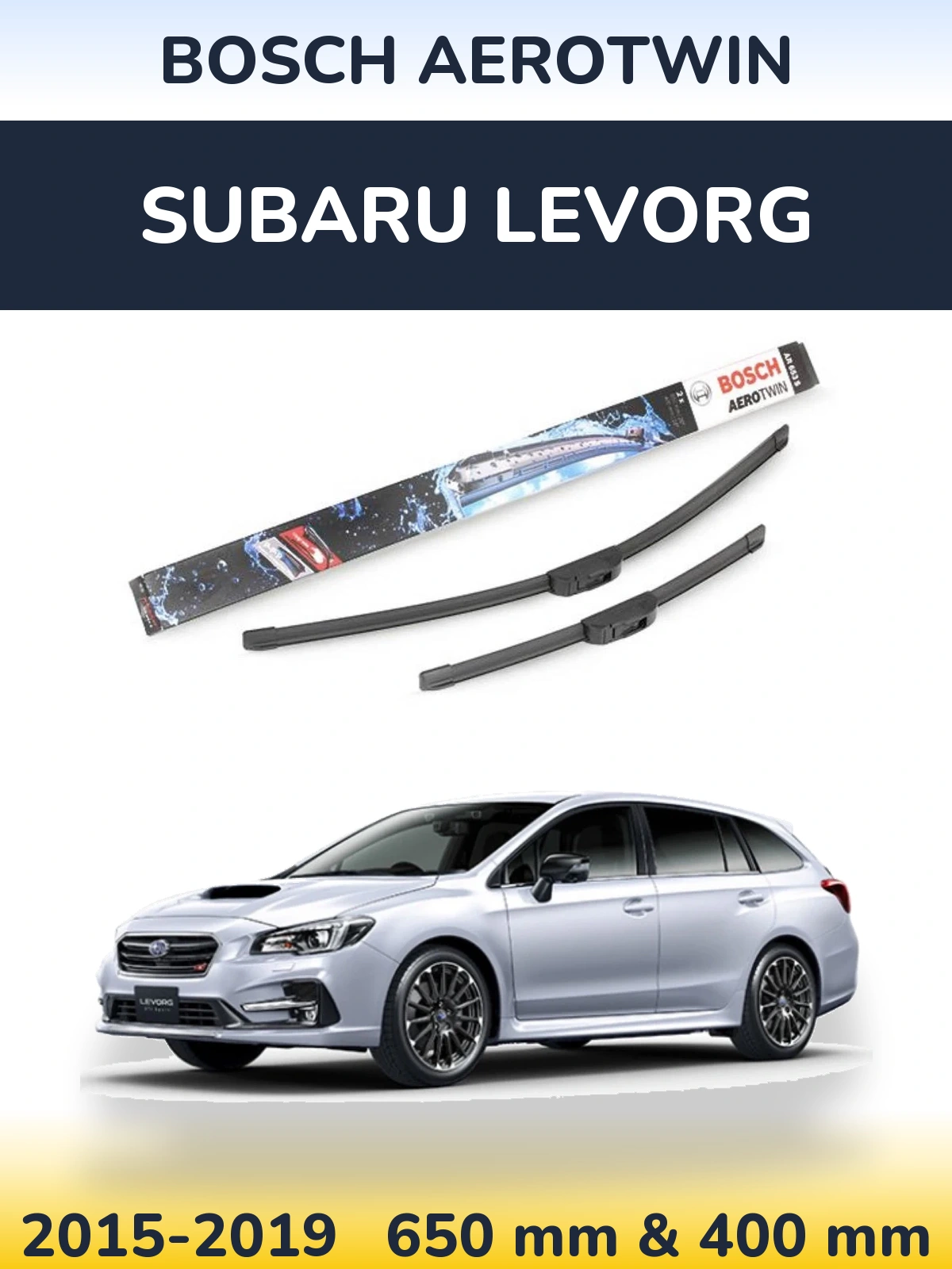 Torkarblad BOSCH AeroTwin för Subaru Levorg
