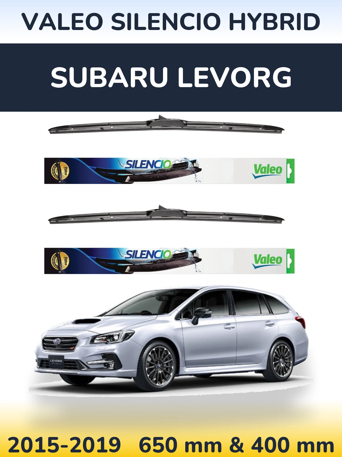 Torkarblad Valeo Silencio Hybrid för Subaru Levorg