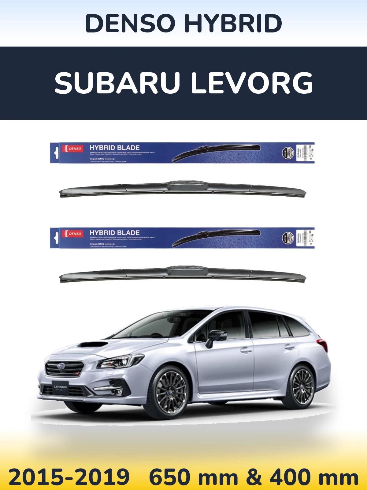 Torkarblad Denso Hybrid för Subaru Levorg