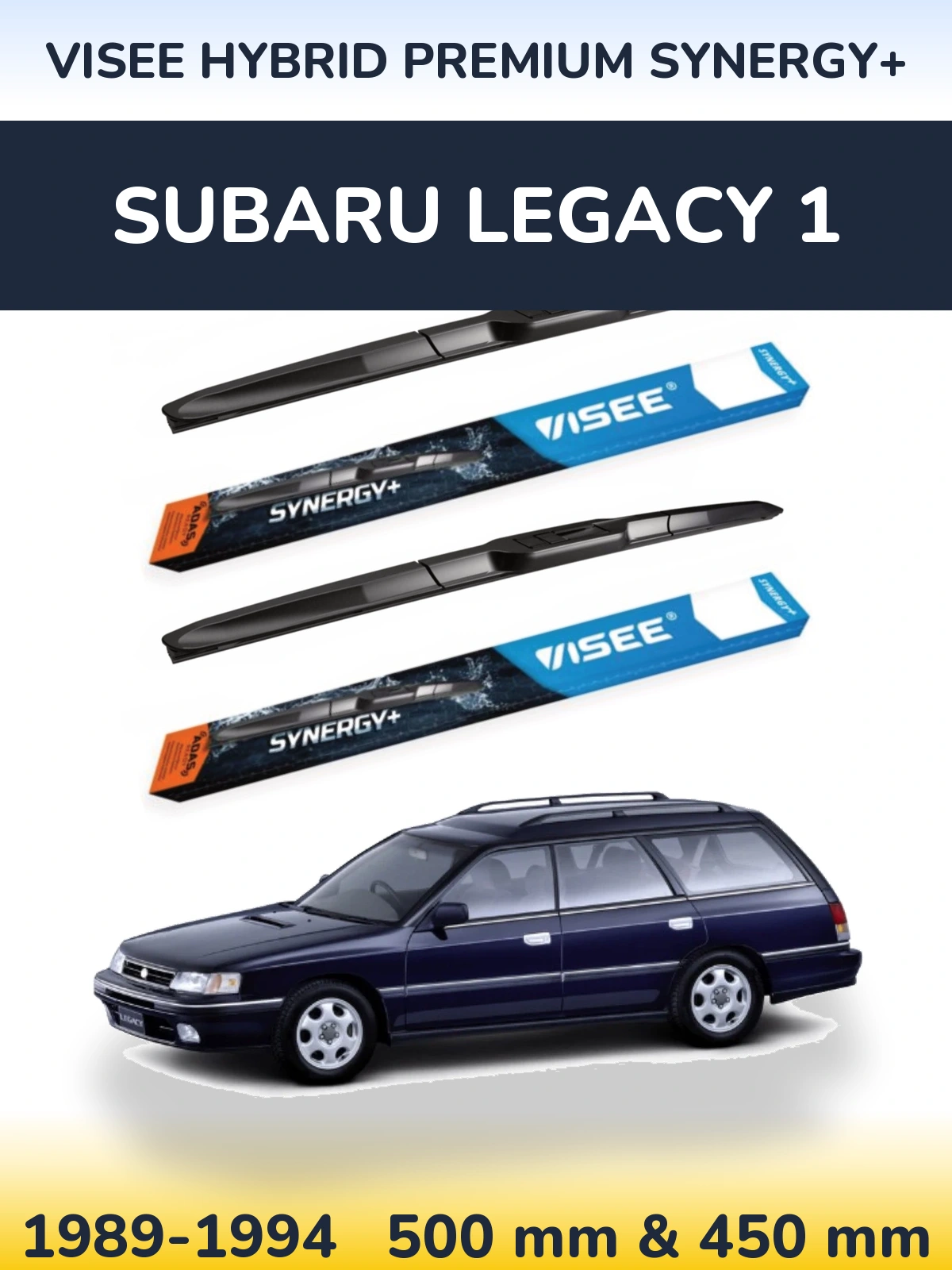 Torkarblad VISEE HYBRID PREMIUM SYNERGY+ för Subaru Legacy 1