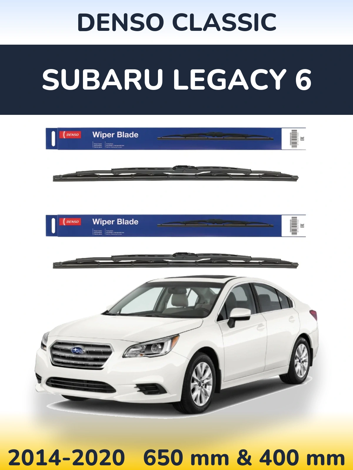 Torkarblad Denso Classic för Subaru Legacy 6