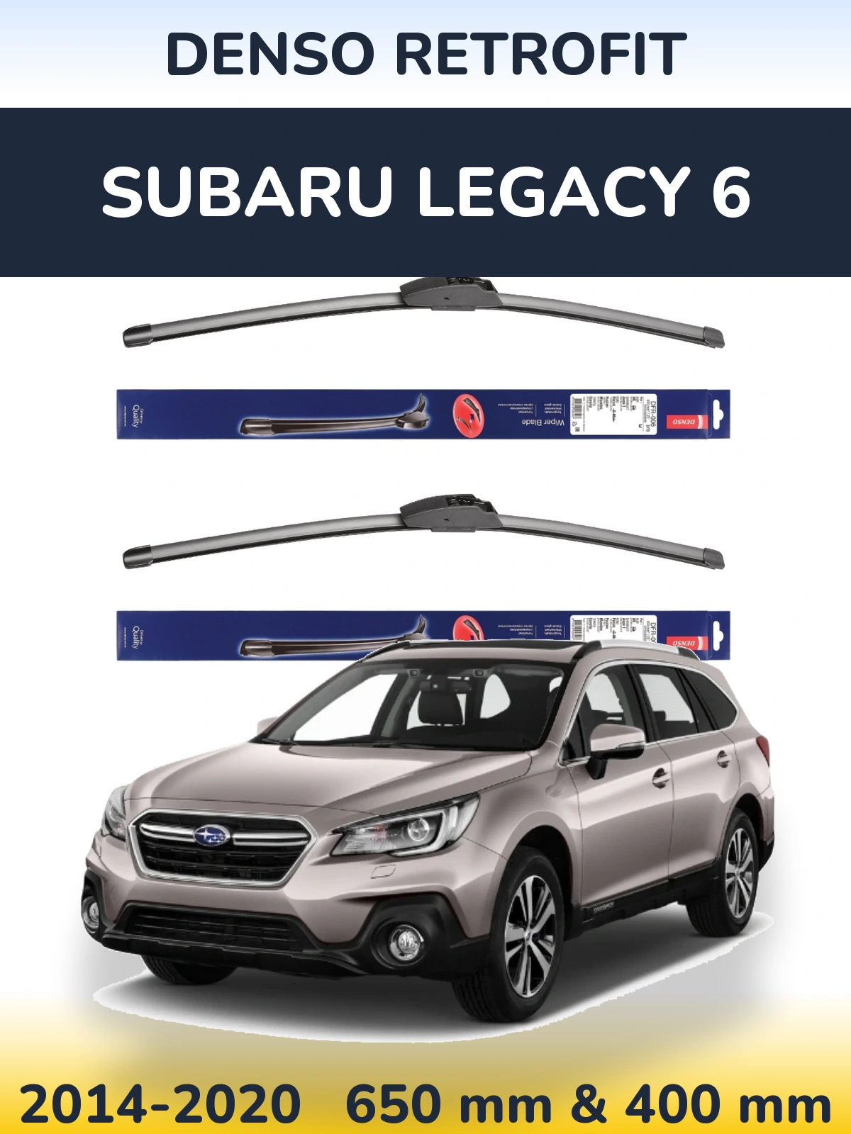 Torkarblad Denso Retrofit för Subaru Legacy 6