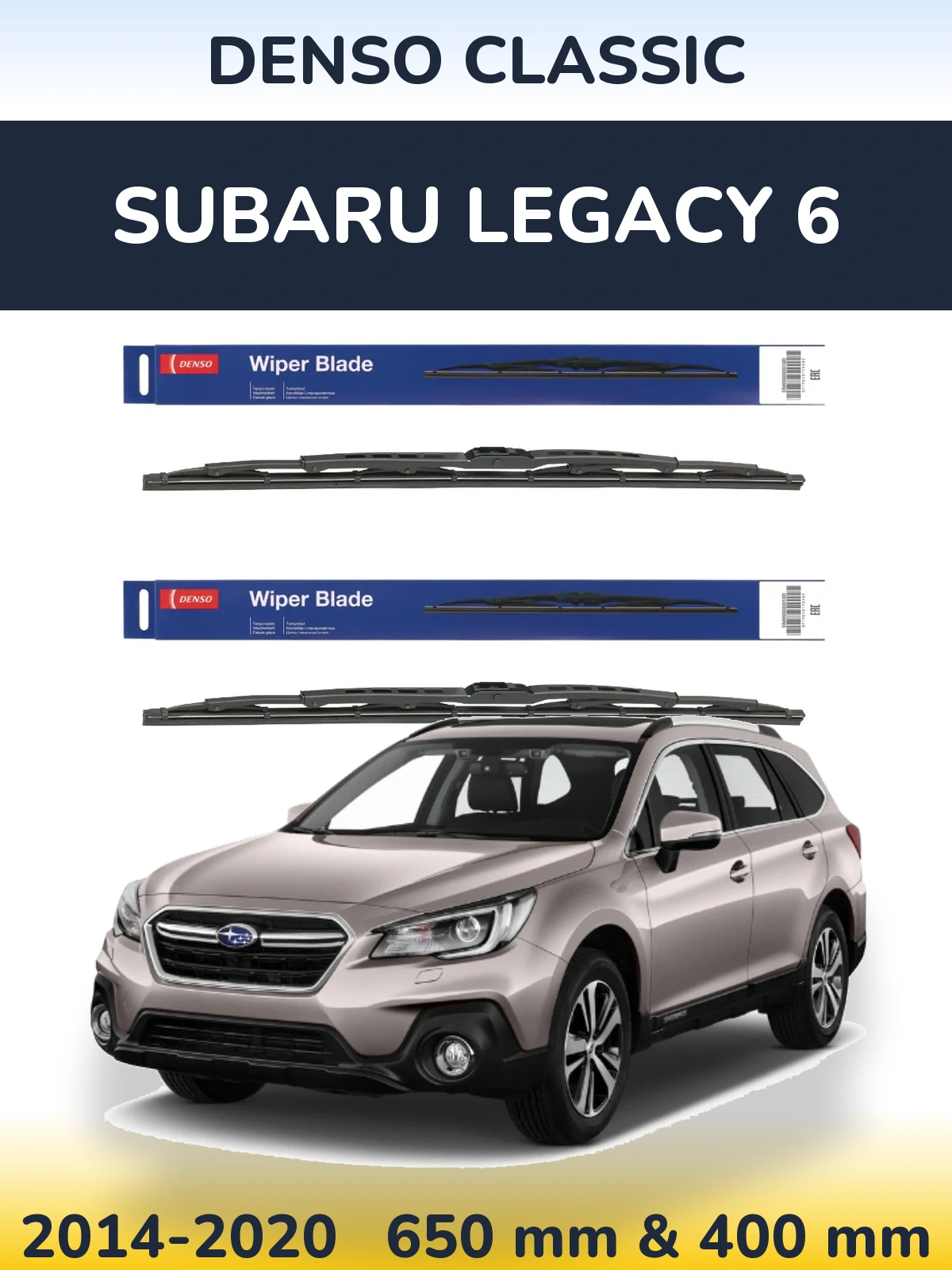 Torkarblad Denso Classic för Subaru Legacy 6