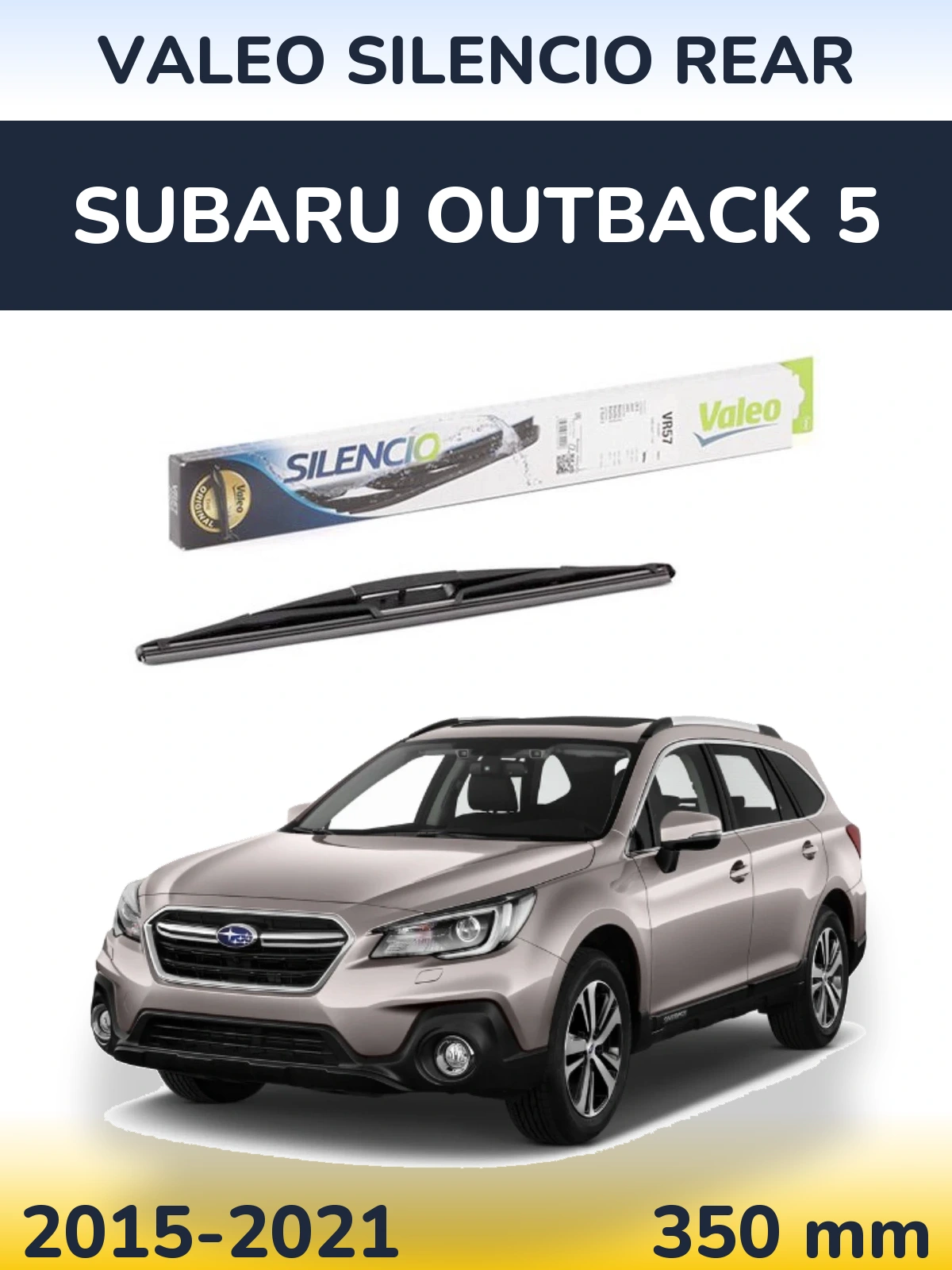 Torkarblad Valeo Silencio Rear för Subaru Outback 5