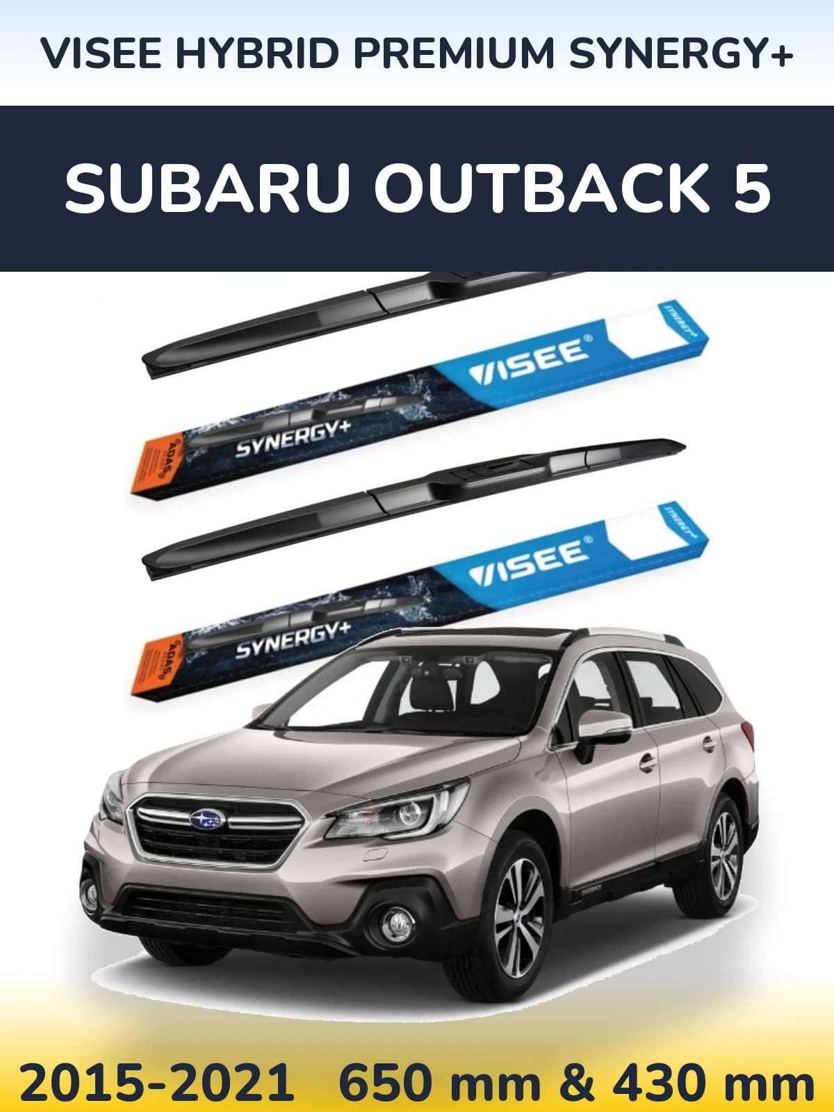 Torkarblad VISEE HYBRID PREMIUM SYNERGY+ för Subaru Outback 5