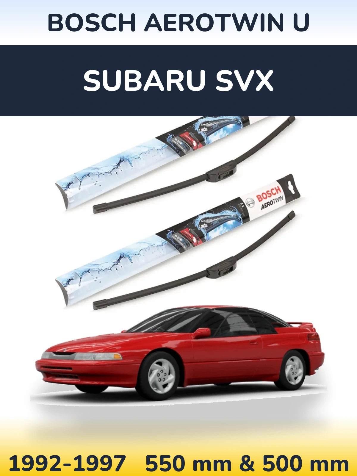 Torkarblad BOSCH AeroTwin U för Subaru SVX