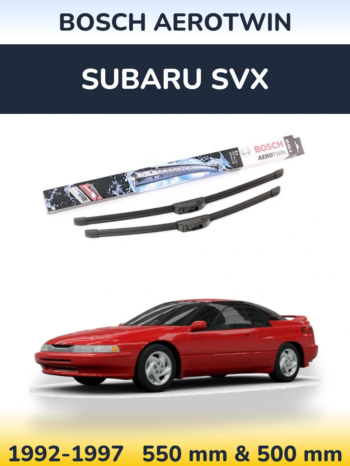 Torkarblad BOSCH AeroTwin för Subaru SVX