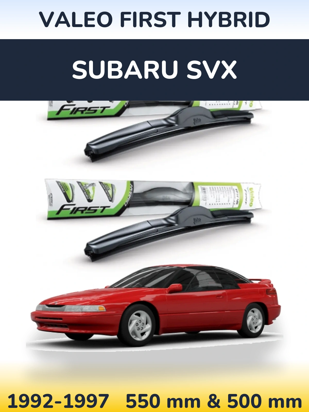 Torkarblad Valeo First Hybrid för Subaru SVX