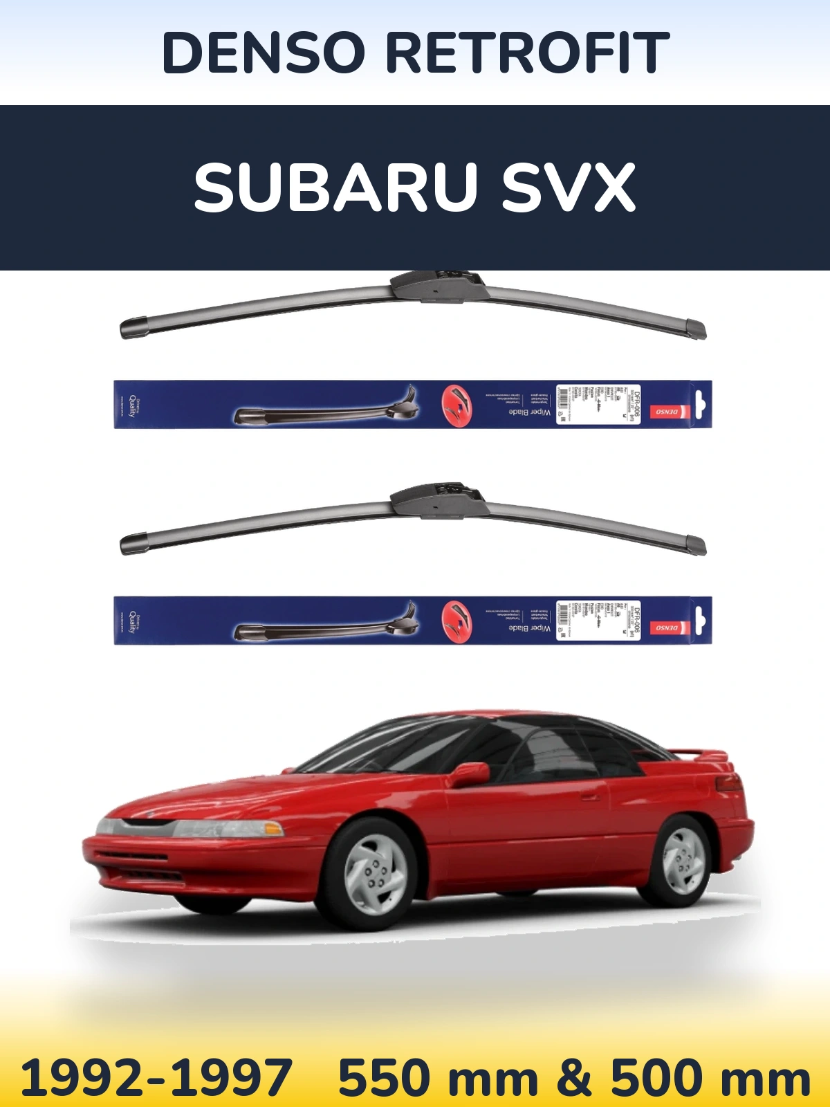 Torkarblad Denso Retrofit för Subaru SVX