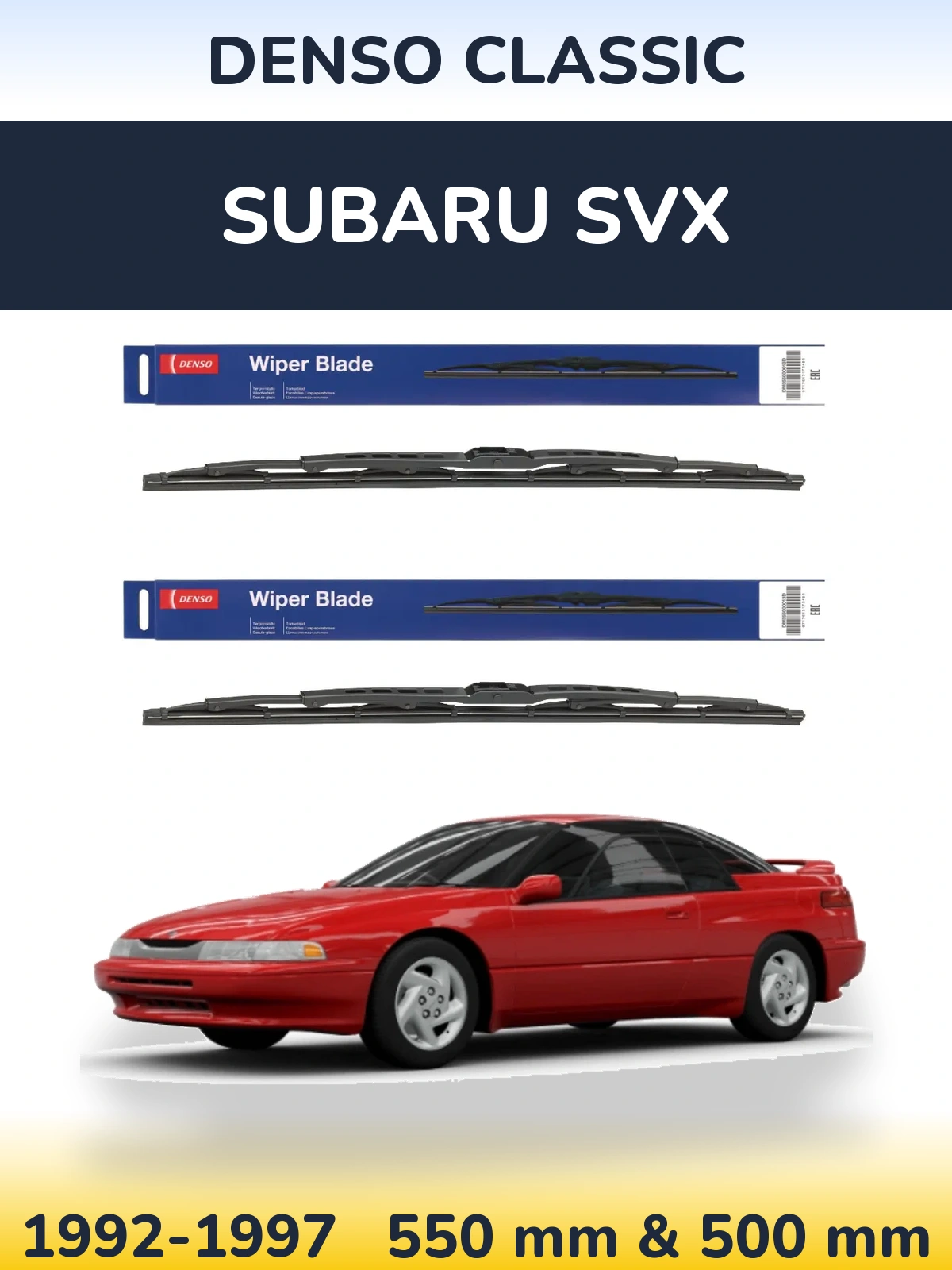 Torkarblad Denso Classic för Subaru SVX