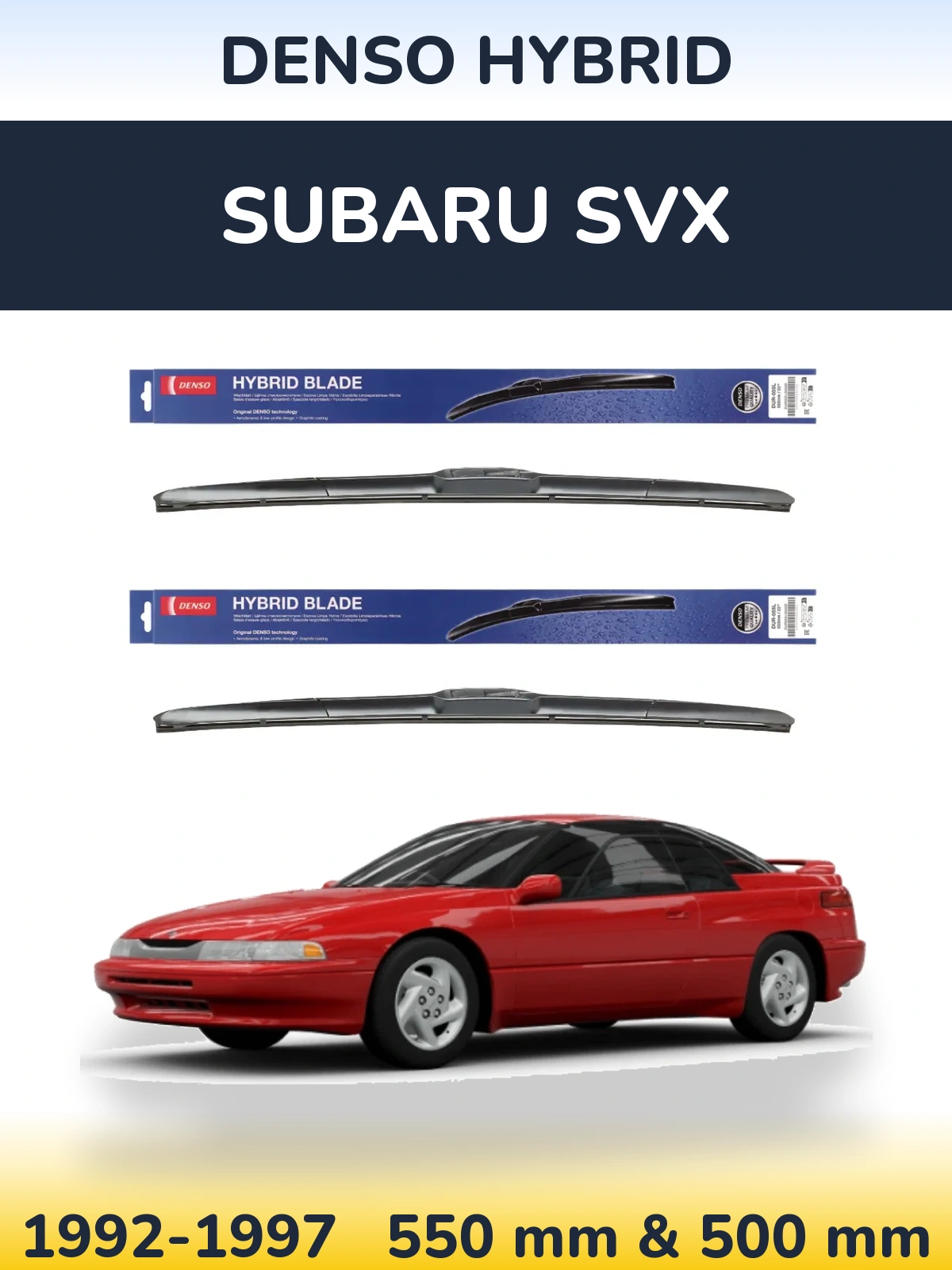 Torkarblad Denso Hybrid för Subaru SVX