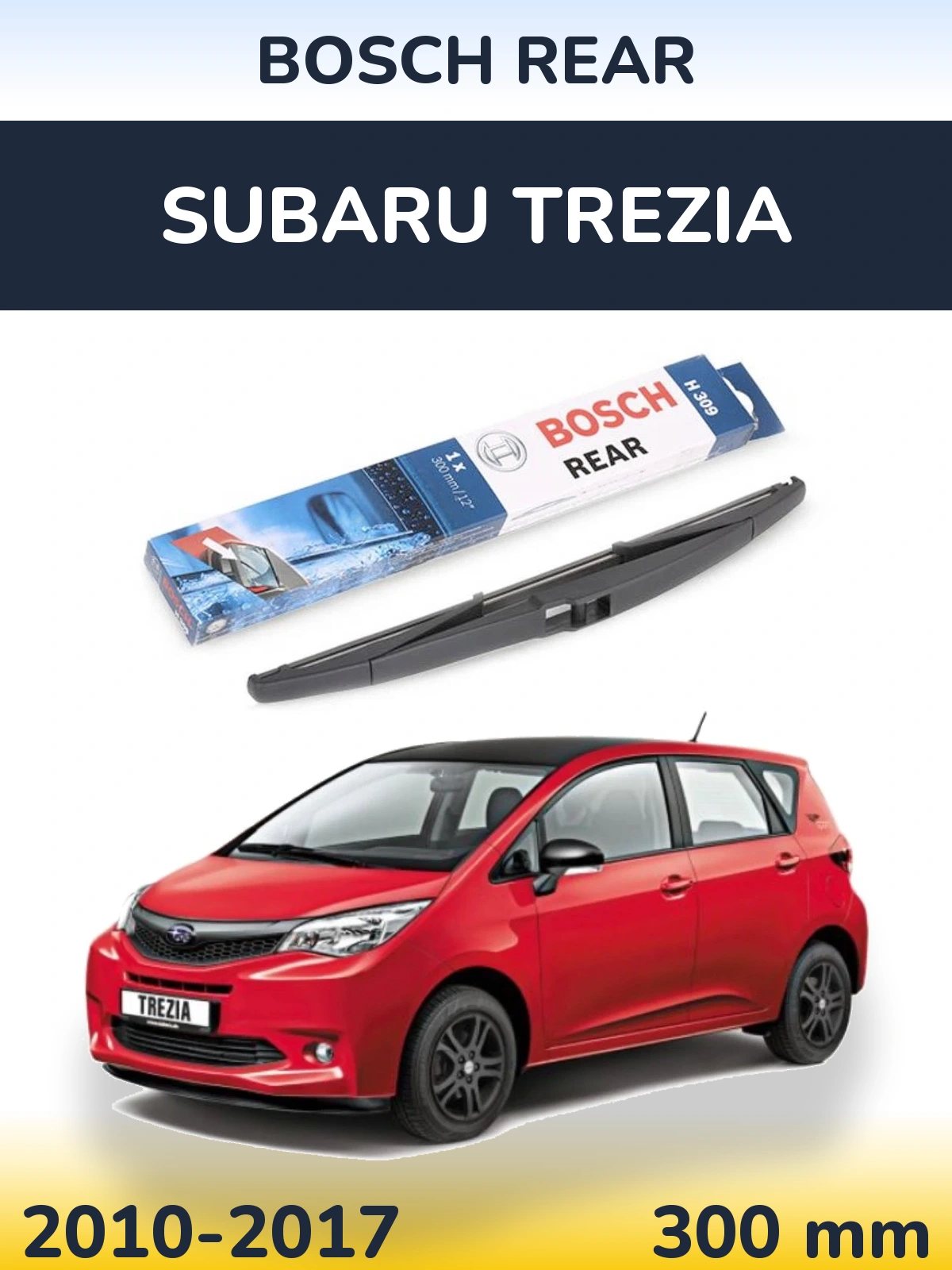 Torkarblad BOSCH Rear för Subaru Trezia