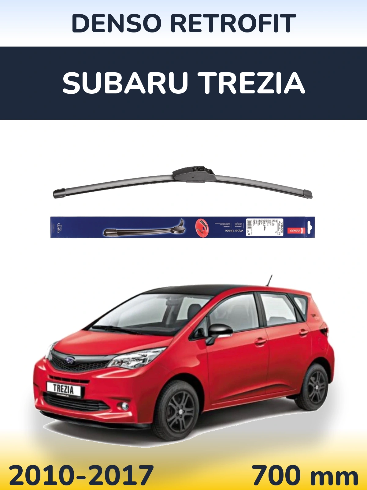 Torkarblad Denso Retrofit för Subaru Trezia