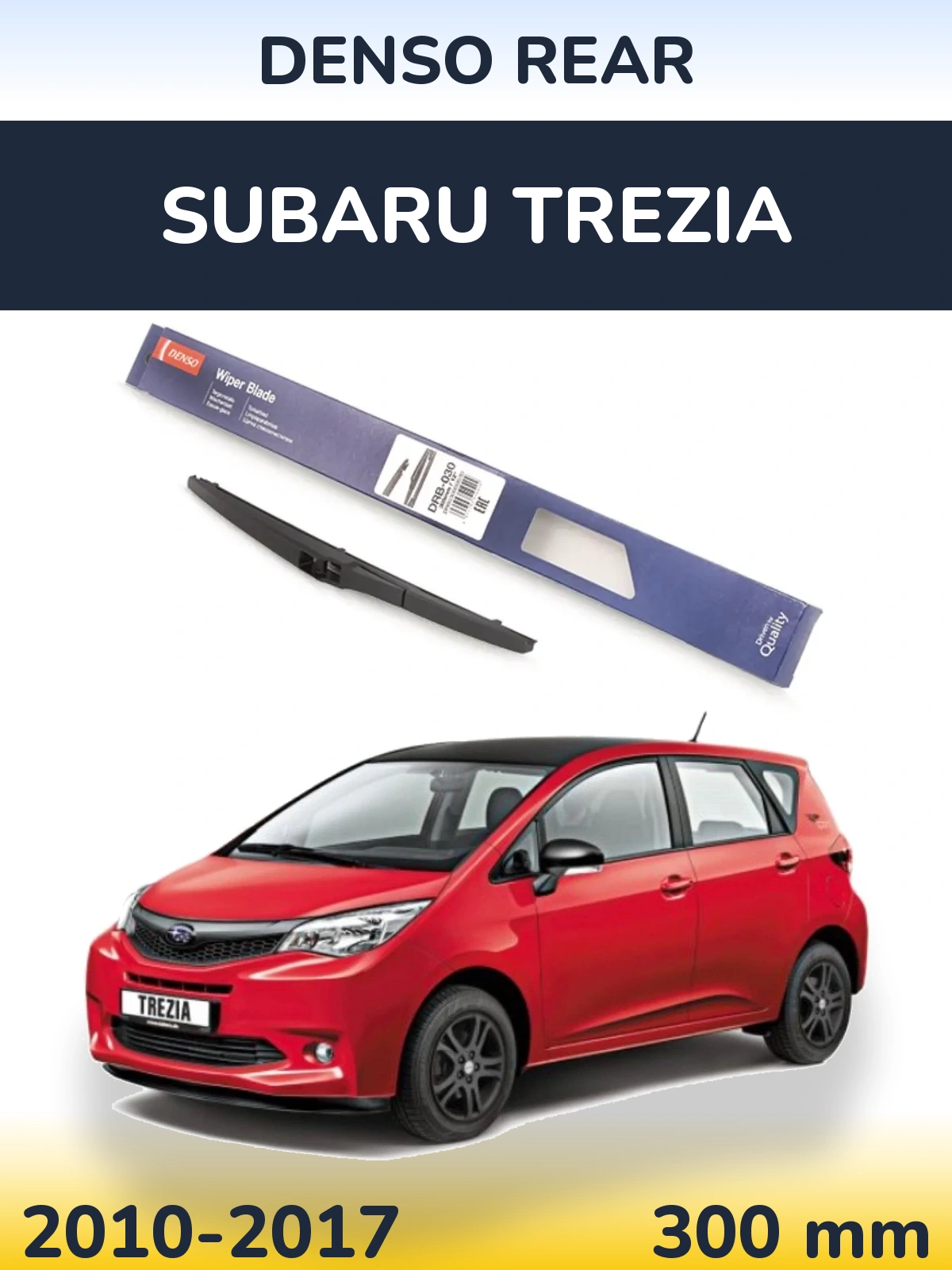 Torkarblad Denso Rear för Subaru Trezia