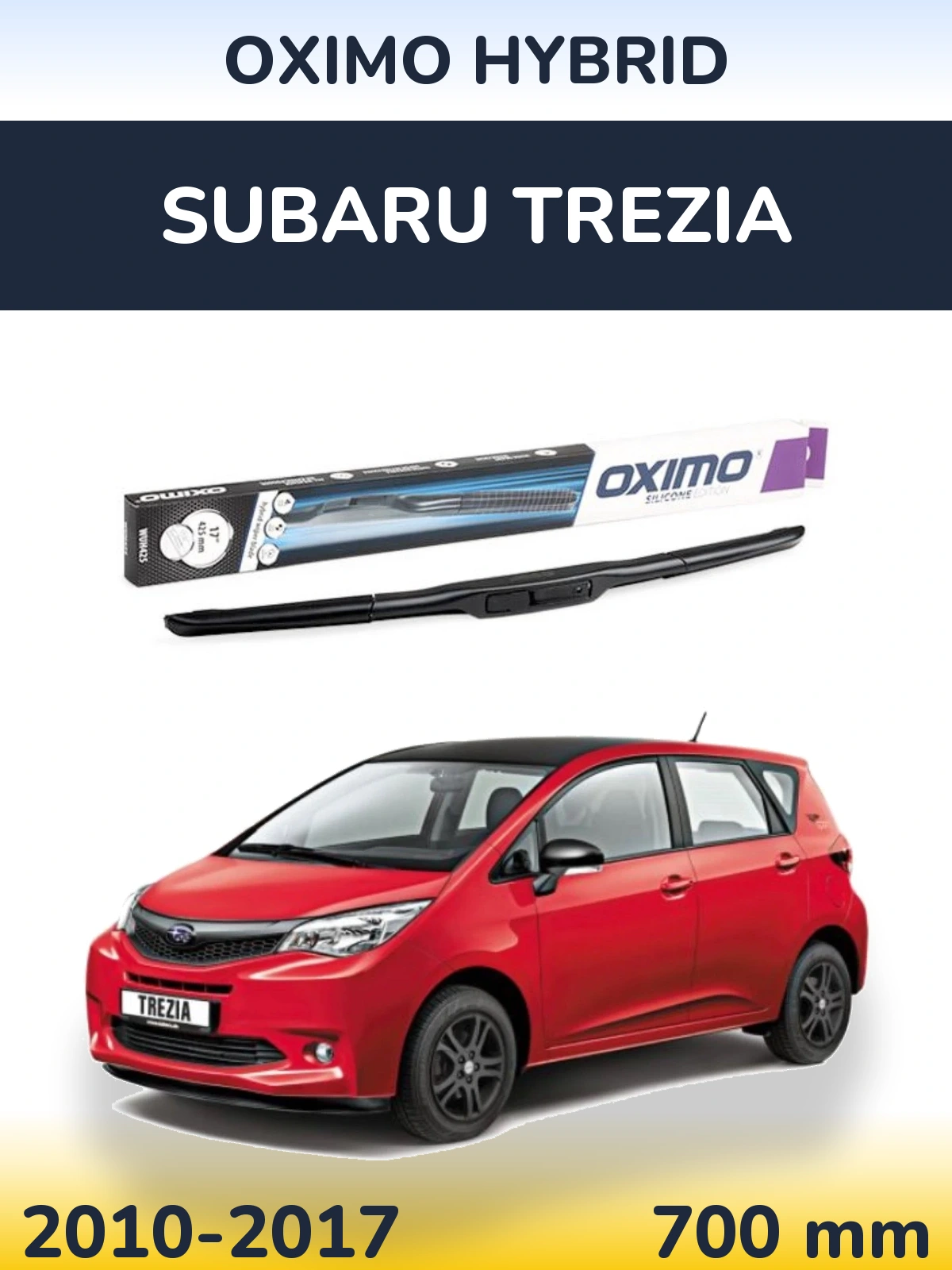 Torkarblad Oximo Hybrid för Subaru Trezia