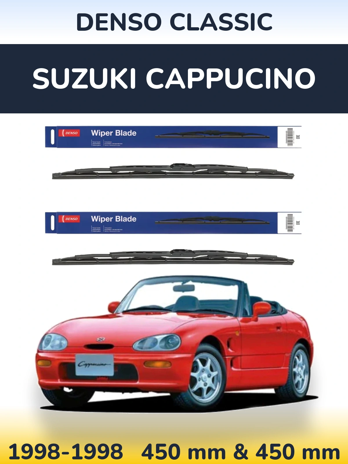 Torkarblad Denso Classic för Suzuki Cappucino