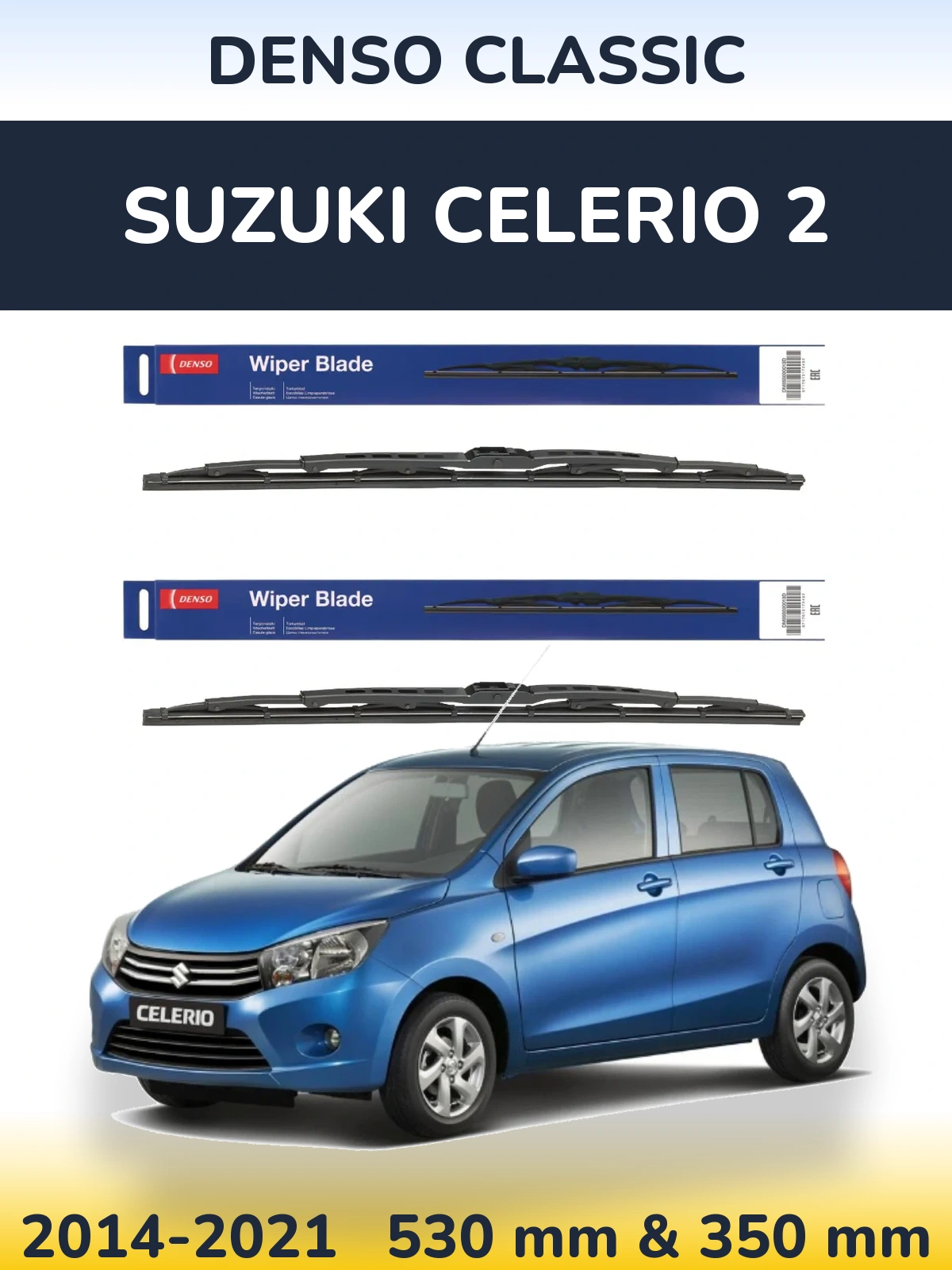 Torkarblad Denso Classic för Suzuki Celerio 2