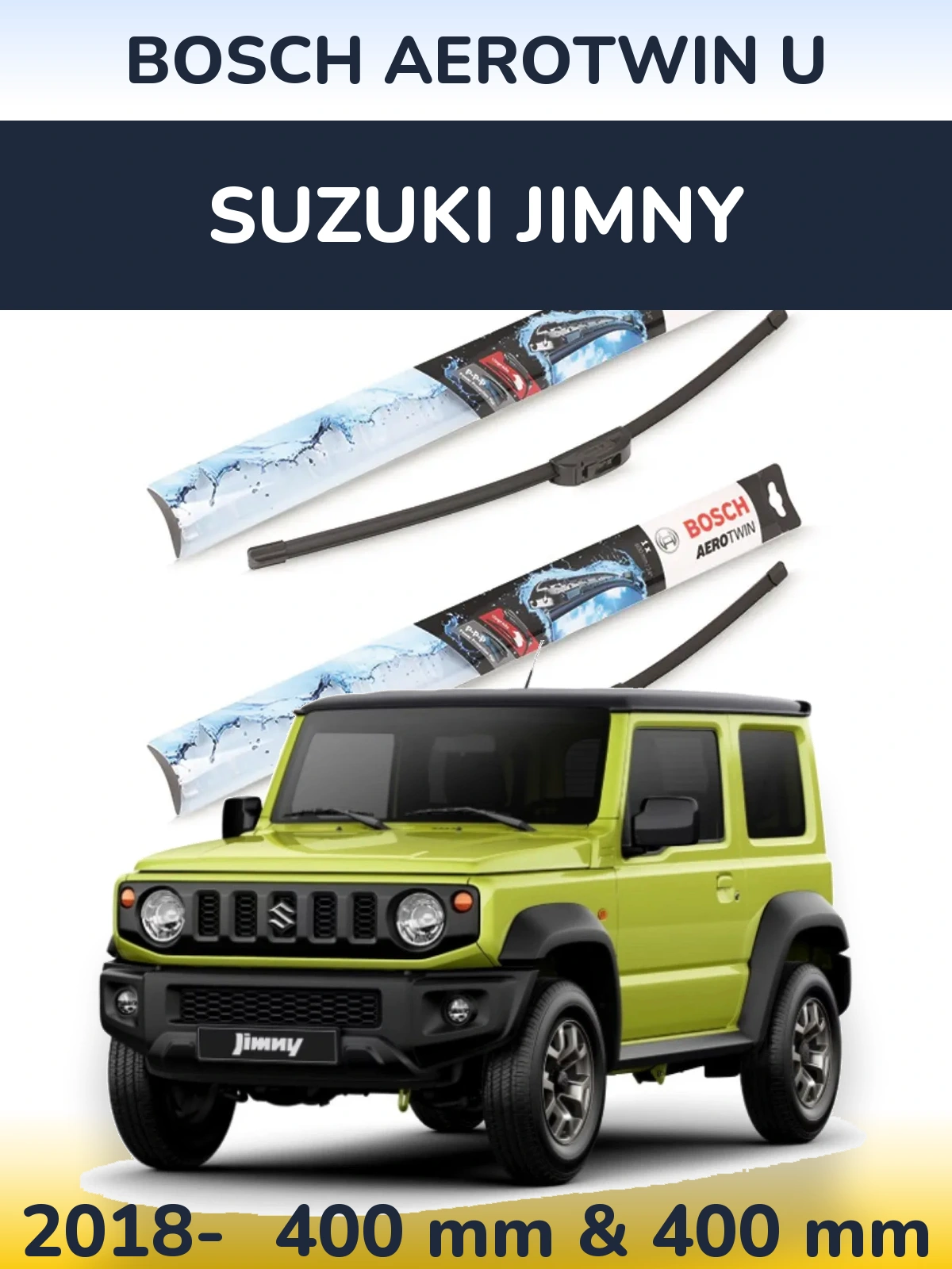 Torkarblad BOSCH AeroTwin U för Suzuki Jimny