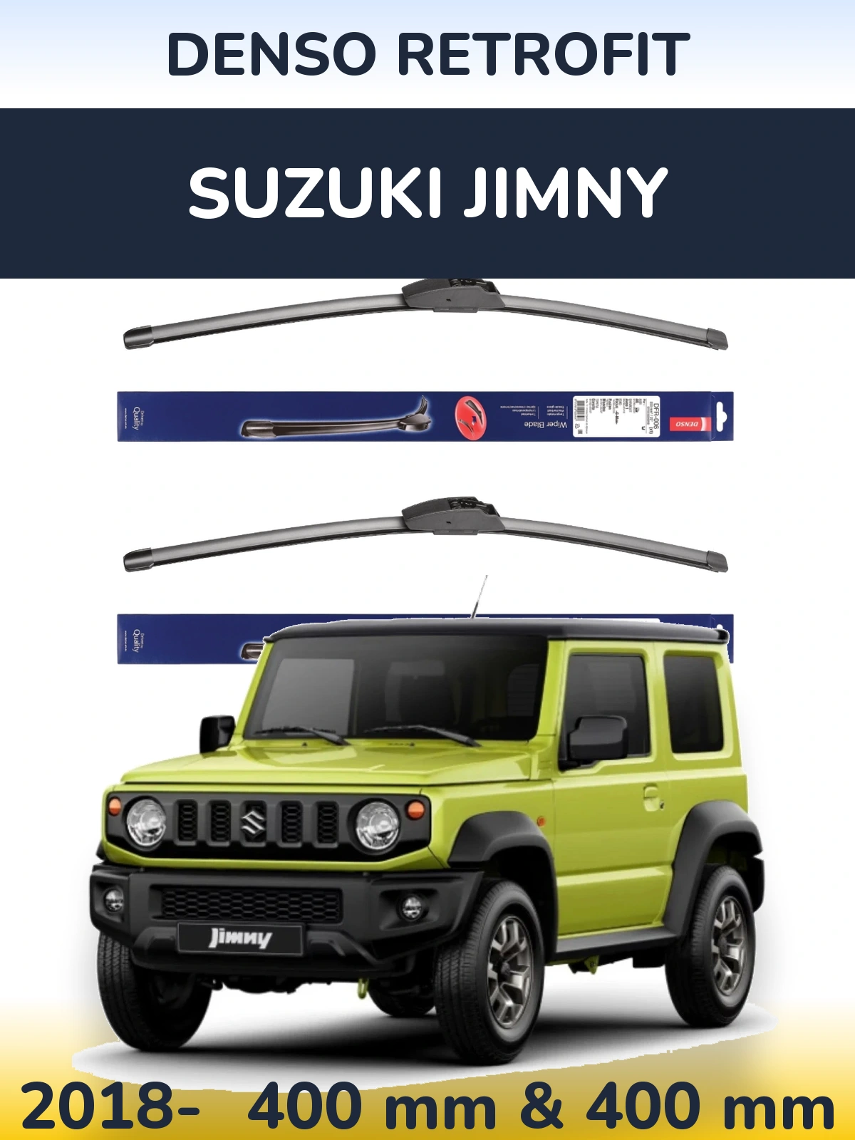 Torkarblad Denso Retrofit för Suzuki Jimny