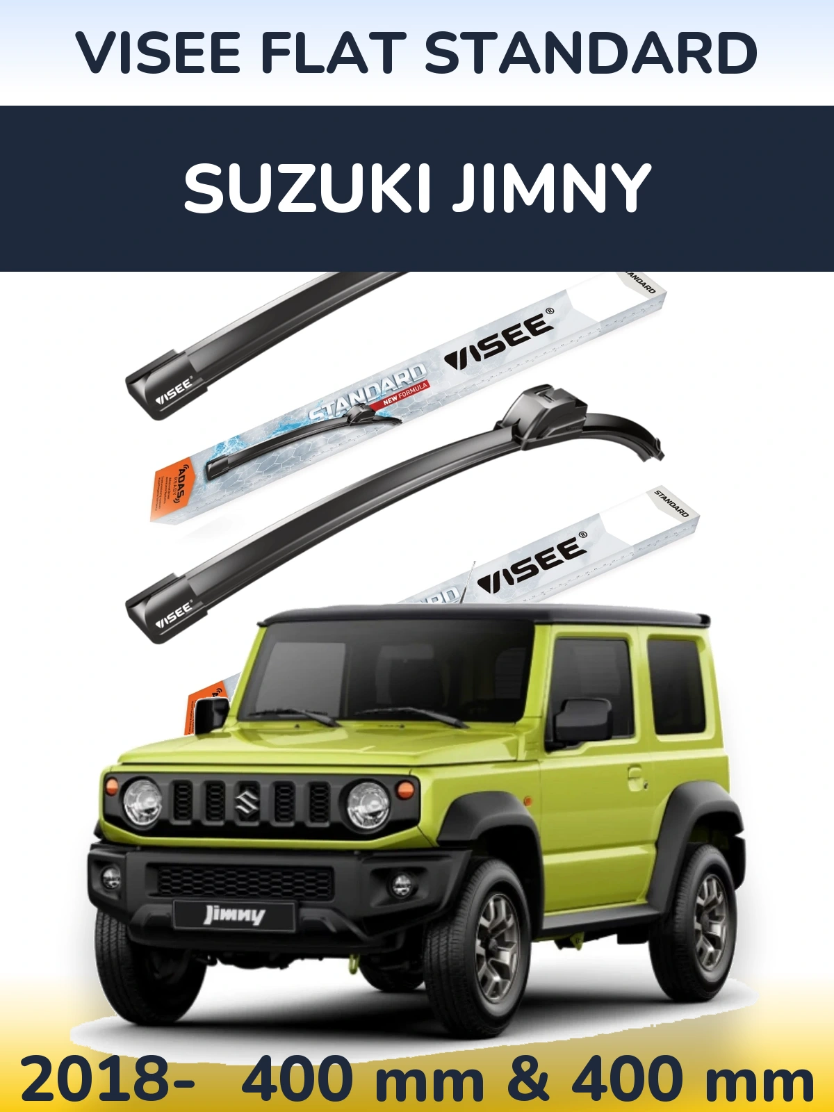Torkarblad VISEE FLAT STANDARD för Suzuki Jimny