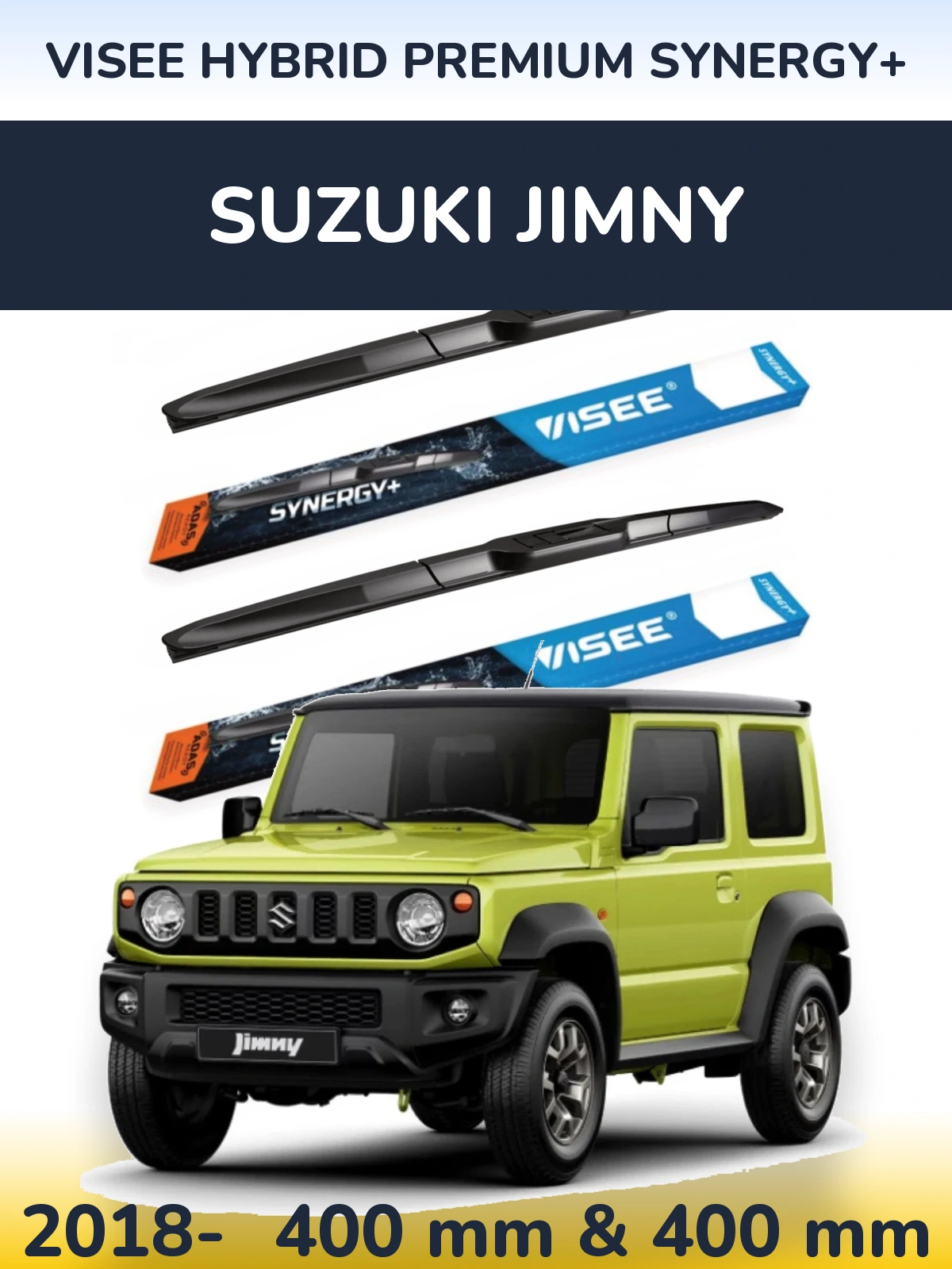 Torkarblad VISEE HYBRID PREMIUM SYNERGY+ för Suzuki Jimny