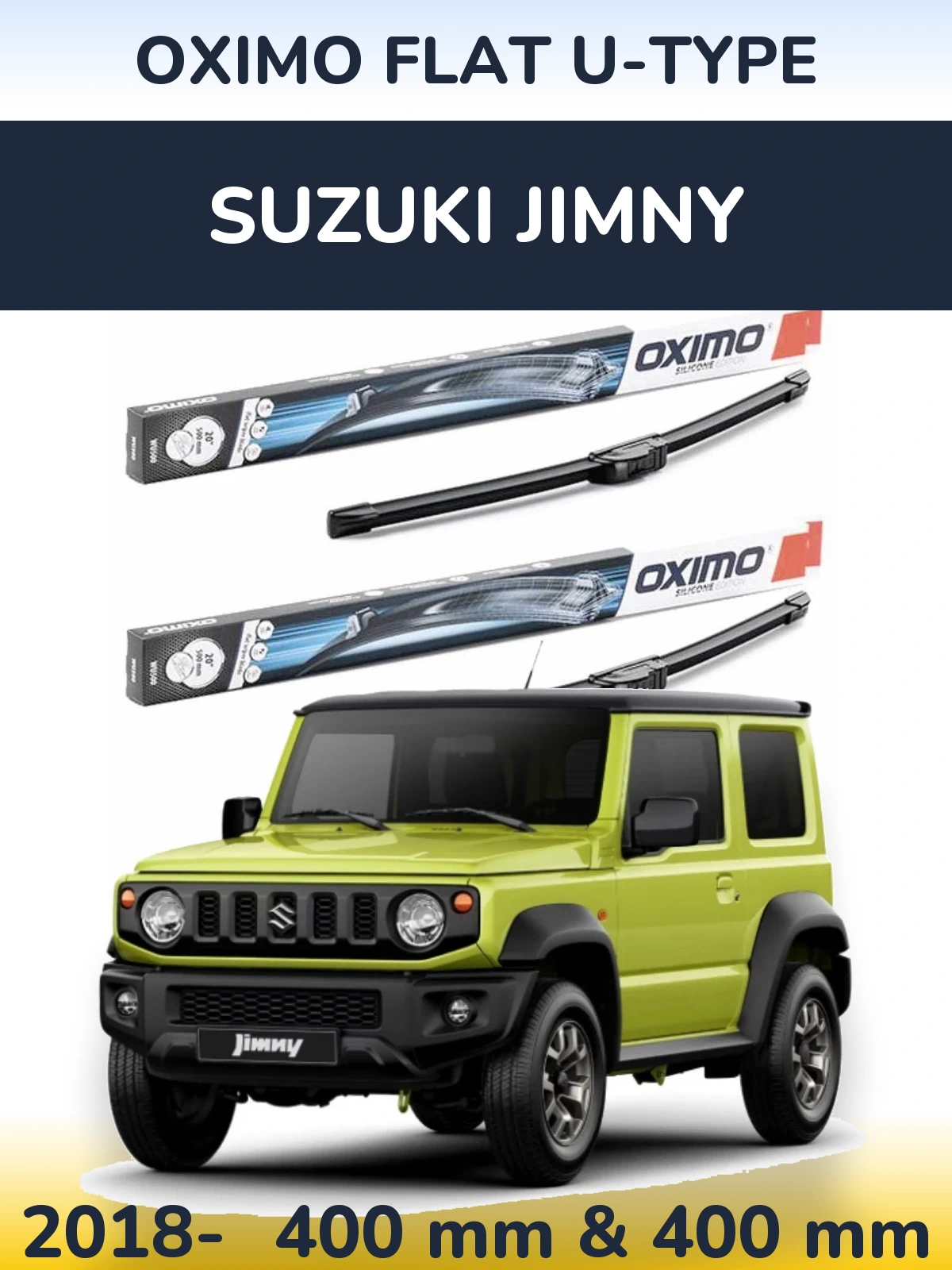 Torkarblad Oximo Flat U-type för Suzuki Jimny