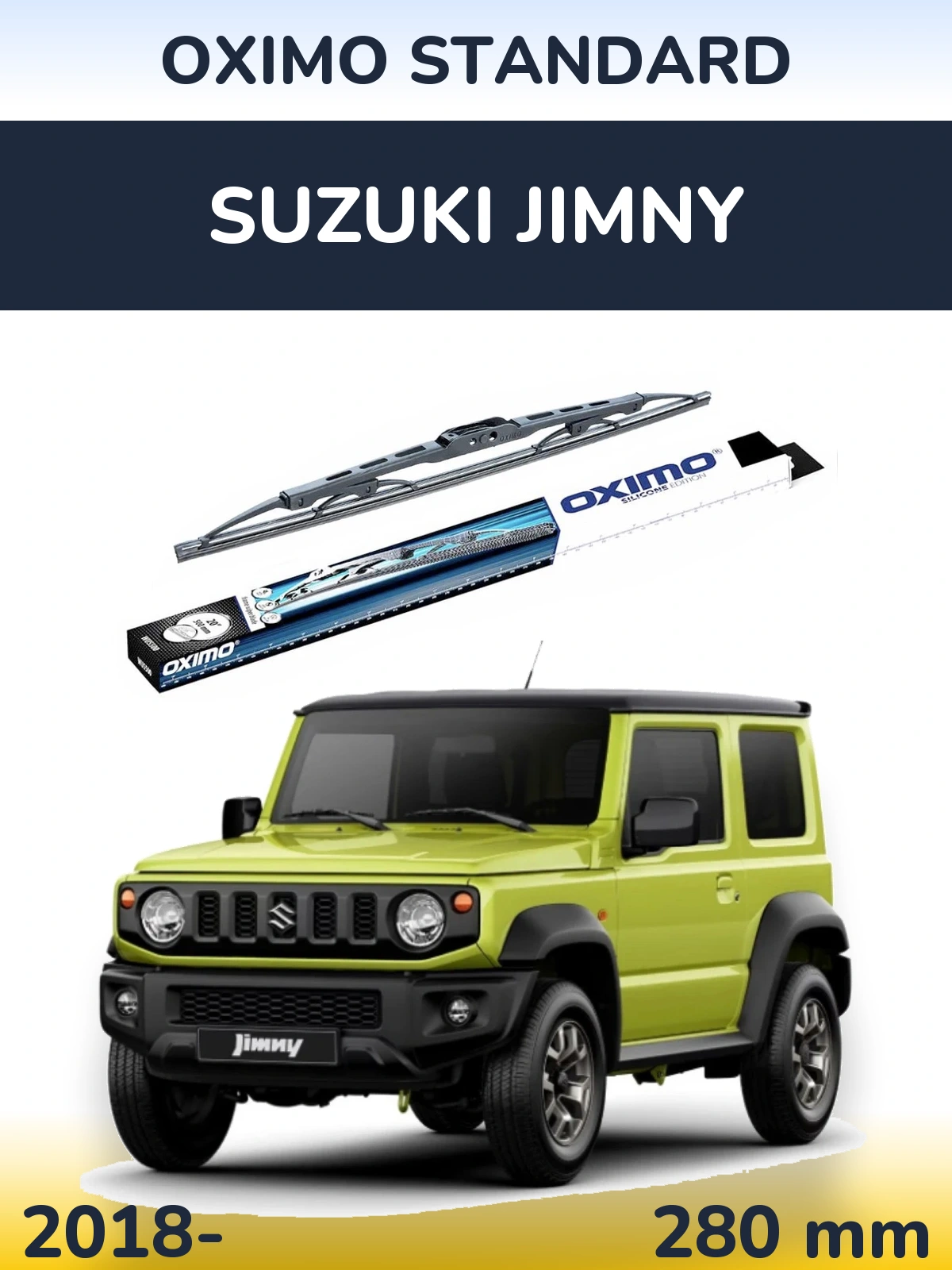 Torkarblad Oximo Standard för Suzuki Jimny