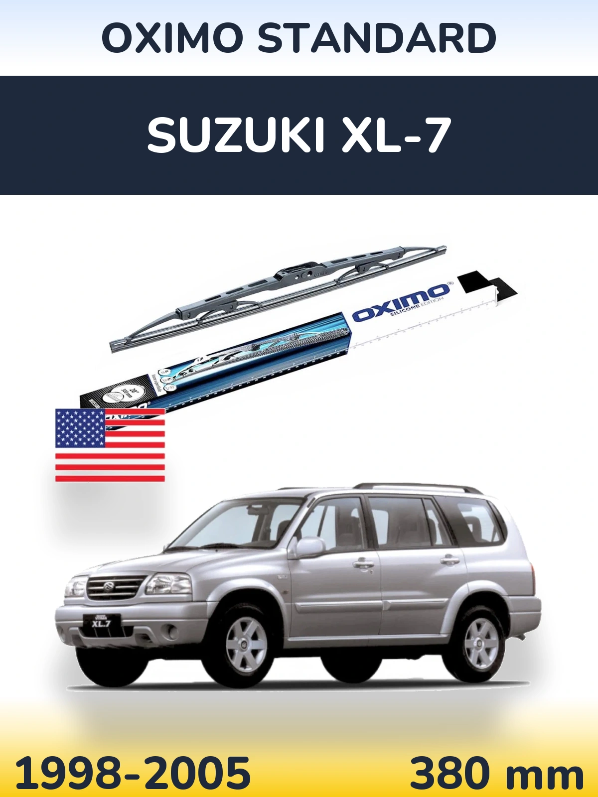 Torkarblad Oximo Standard för Suzuki XL-7