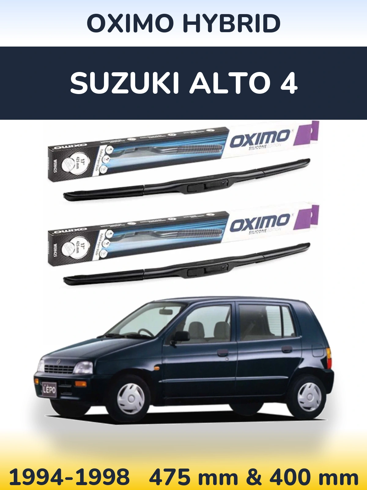Torkarblad Oximo Hybrid för Suzuki Alto 4