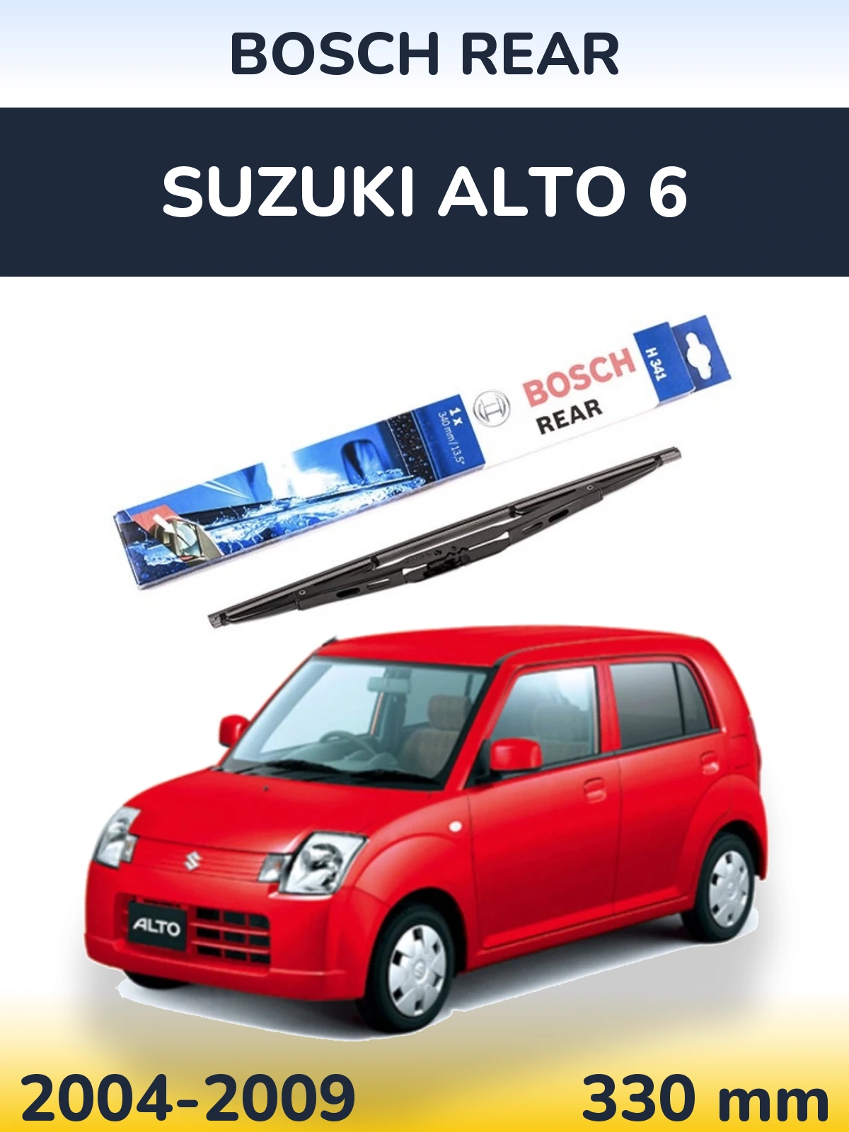Torkarblad BOSCH Rear för Suzuki Alto 6