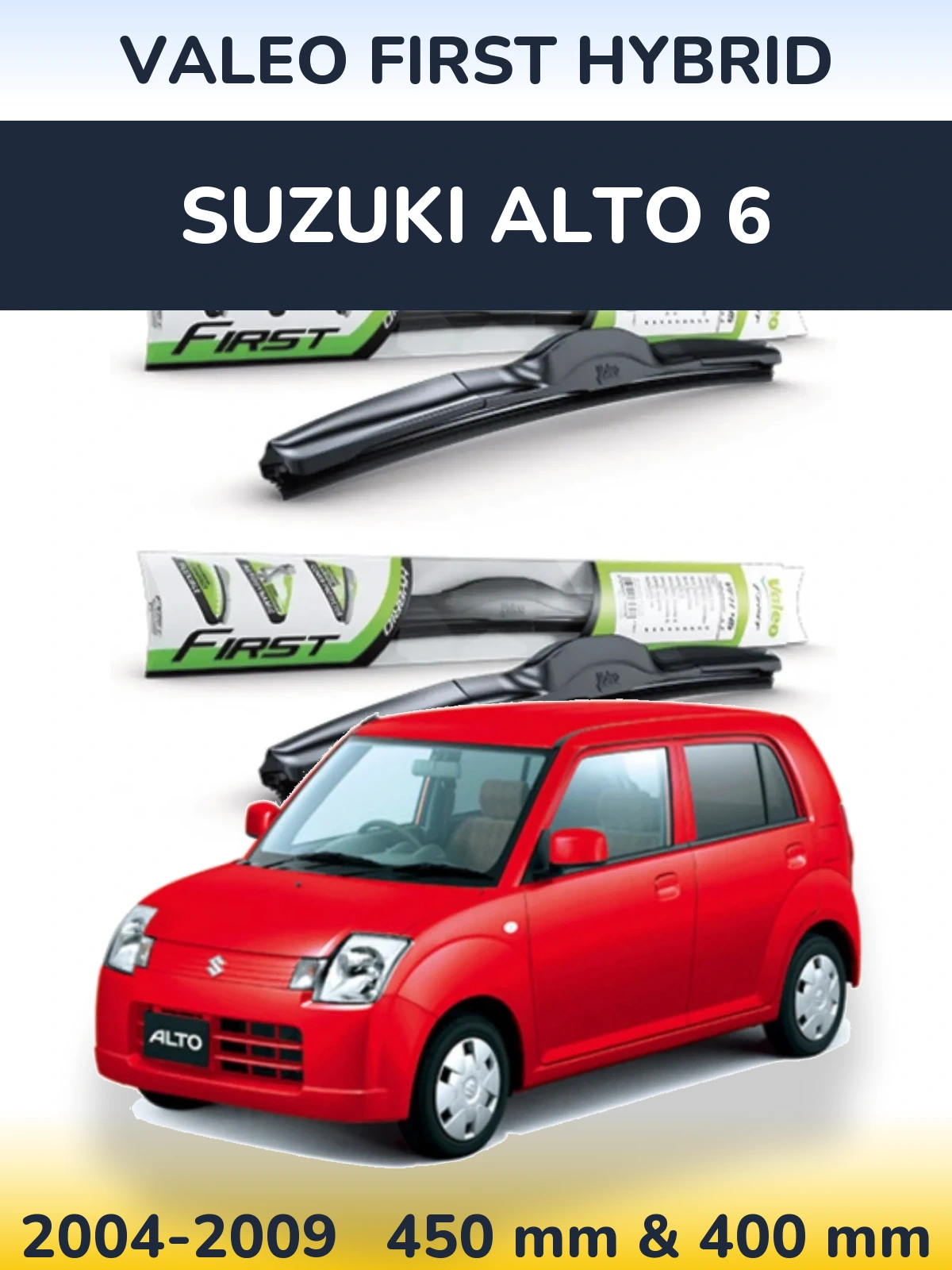 Torkarblad Valeo First Hybrid för Suzuki Alto 6