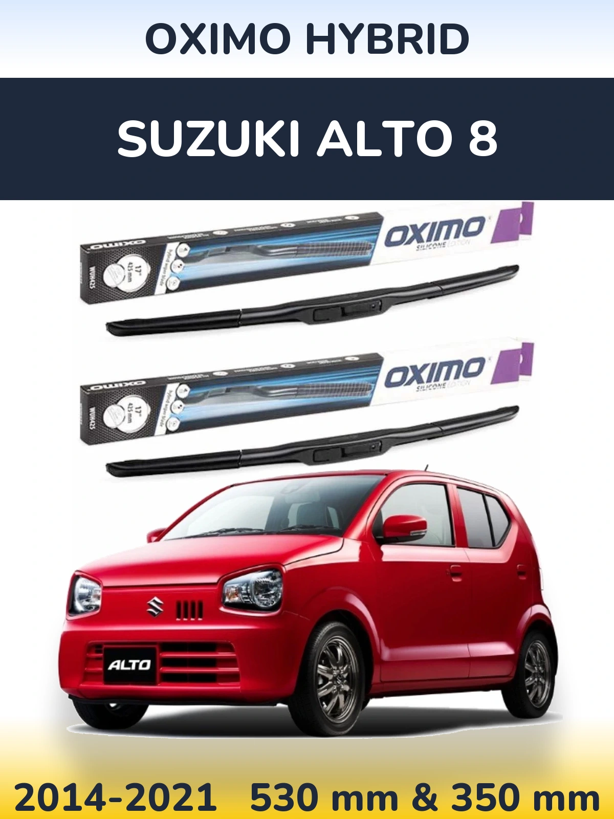 Torkarblad Oximo Hybrid för Suzuki Alto 8