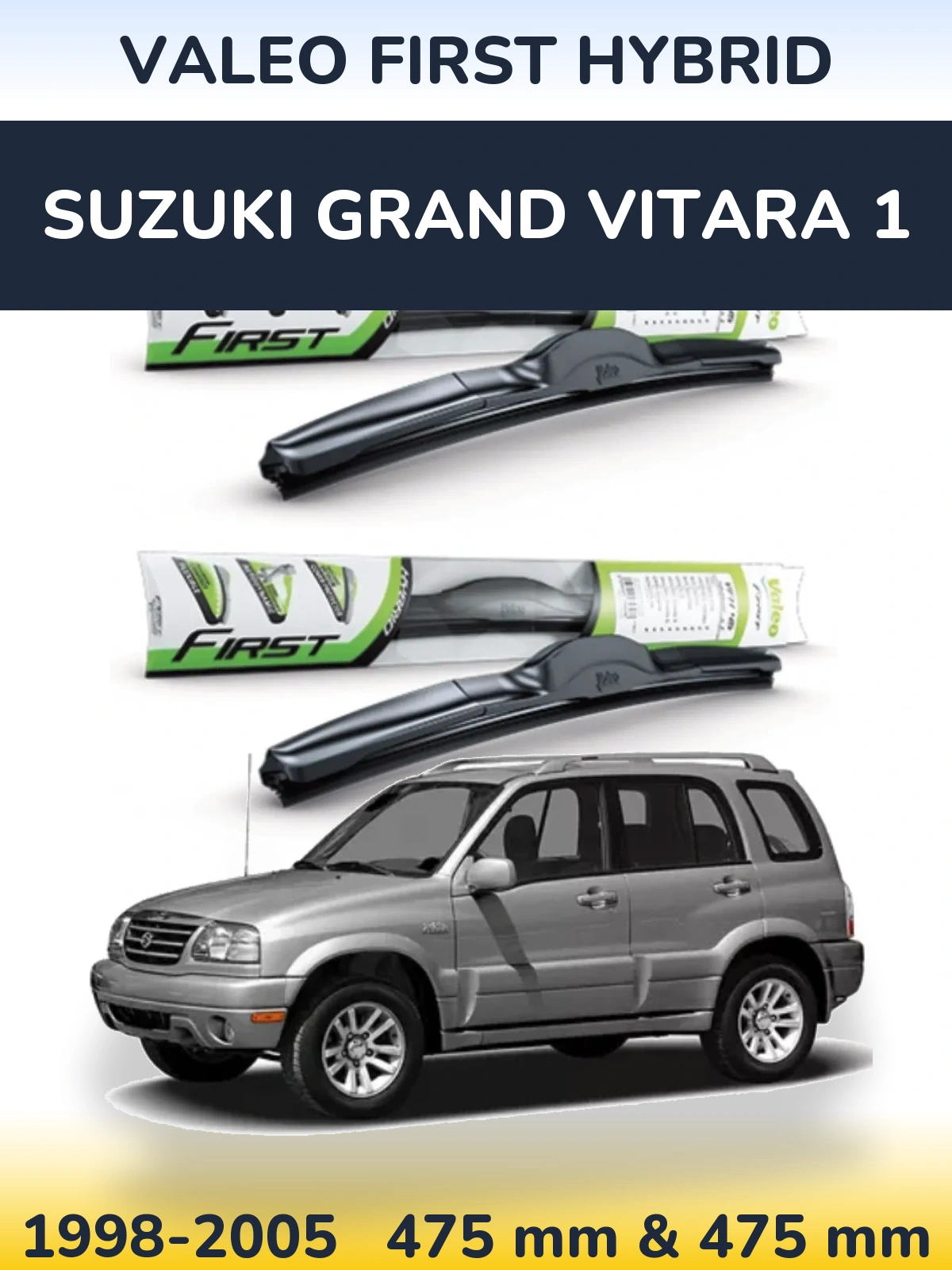 Torkarblad Valeo First Hybrid för Suzuki Grand Vitara 1