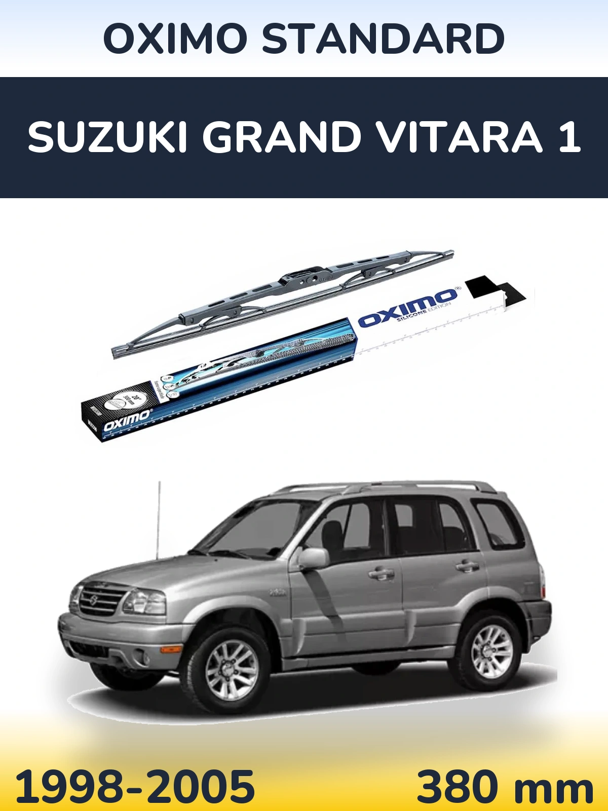 Torkarblad Oximo Standard för Suzuki Grand Vitara 1