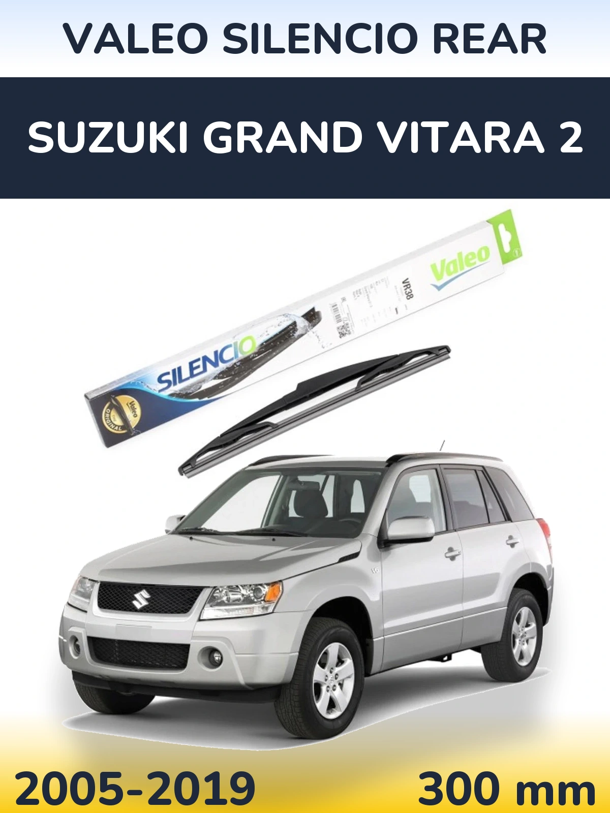 Torkarblad Valeo Silencio Rear för Suzuki Grand Vitara 2