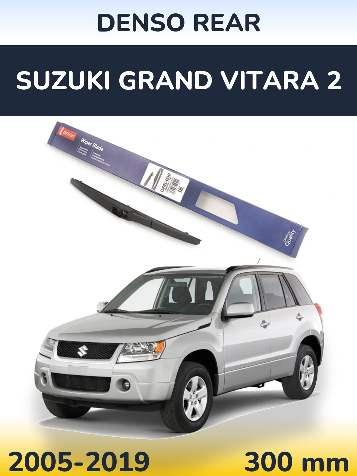 Torkarblad Denso Rear för Suzuki Grand Vitara 2