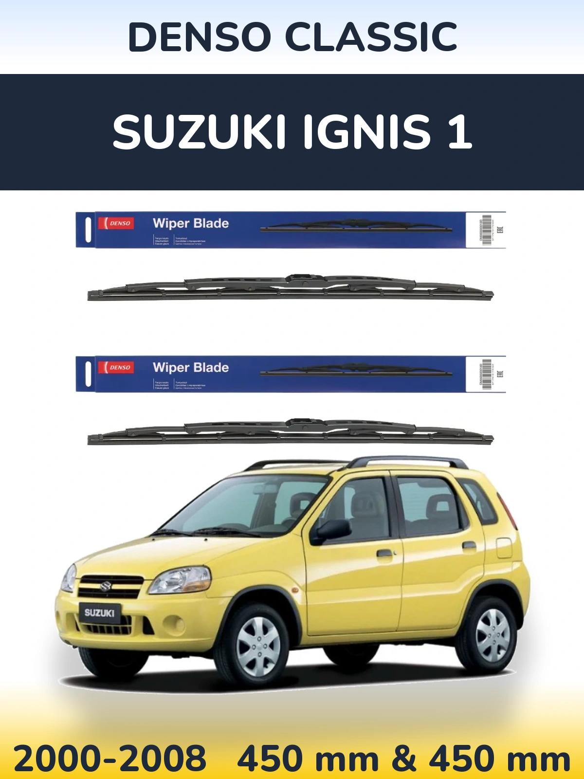 Torkarblad Denso Classic för Suzuki Ignis 1