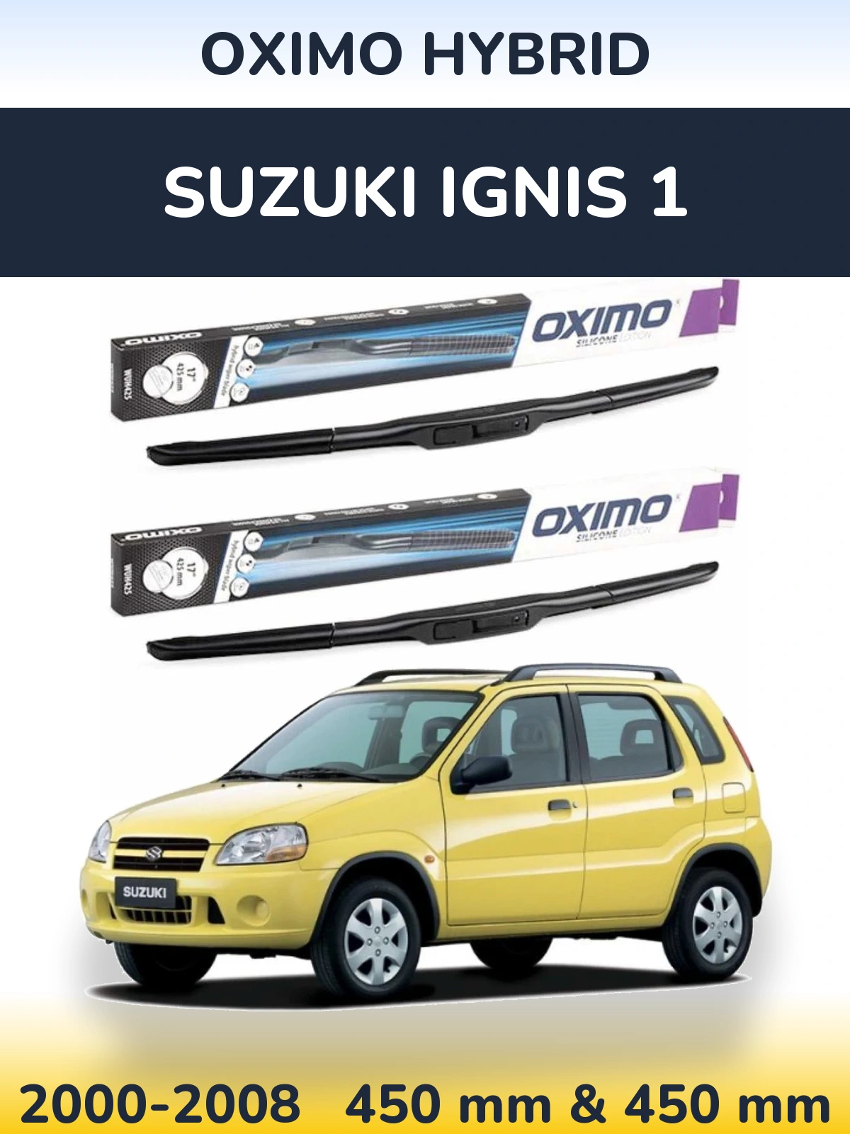 Torkarblad Oximo Hybrid för Suzuki Ignis 1