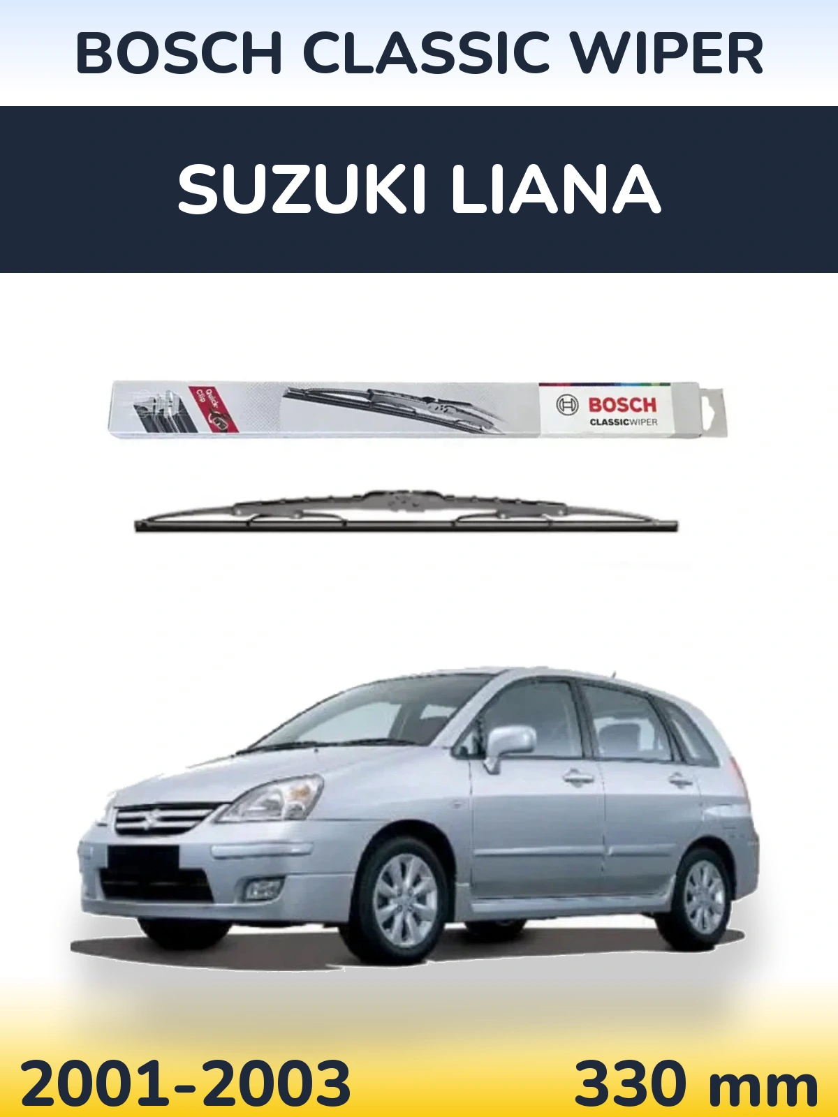Torkarblad BOSCH Classic Wiper för Suzuki Liana