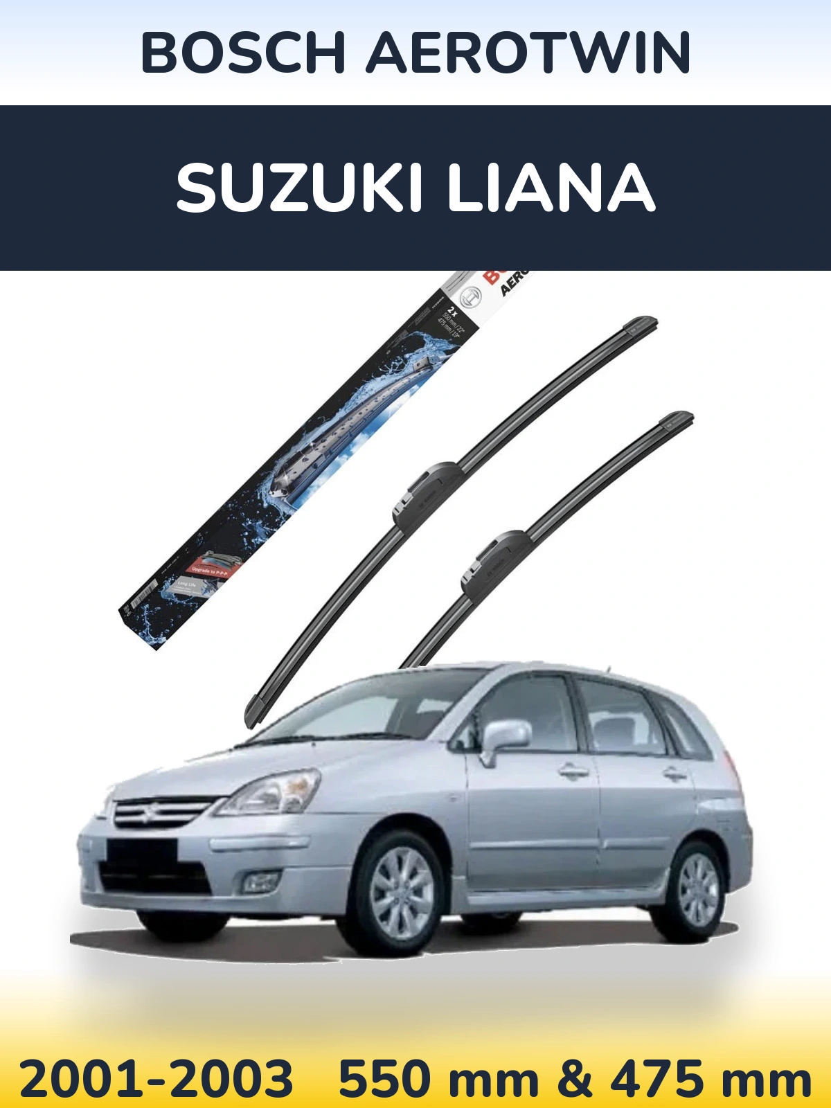 Torkarblad BOSCH AeroTwin för Suzuki Liana