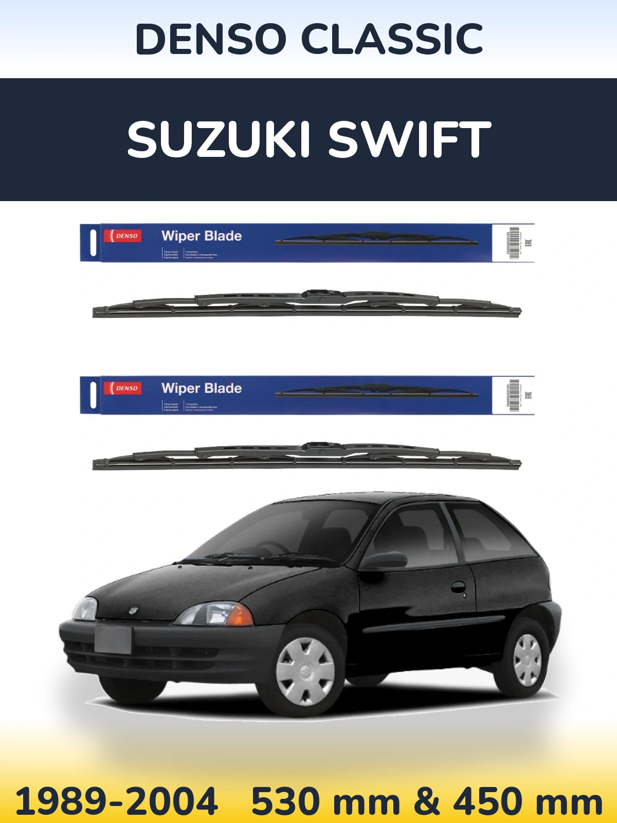 Torkarblad Denso Classic för Suzuki Swift
