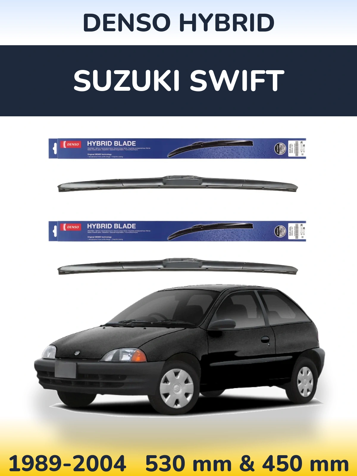 Torkarblad Denso Hybrid för Suzuki Swift