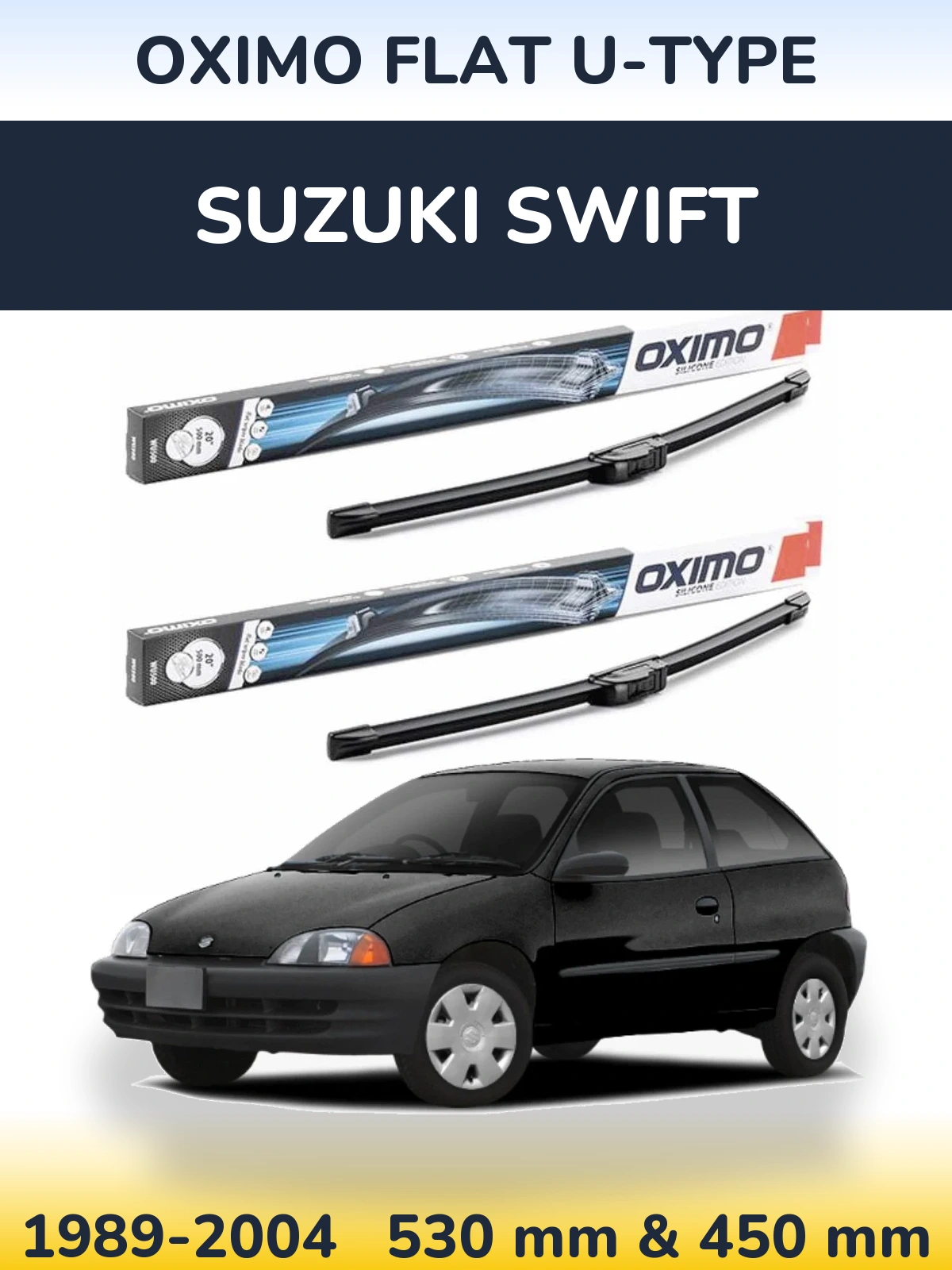 Torkarblad Oximo Flat U-type för Suzuki Swift