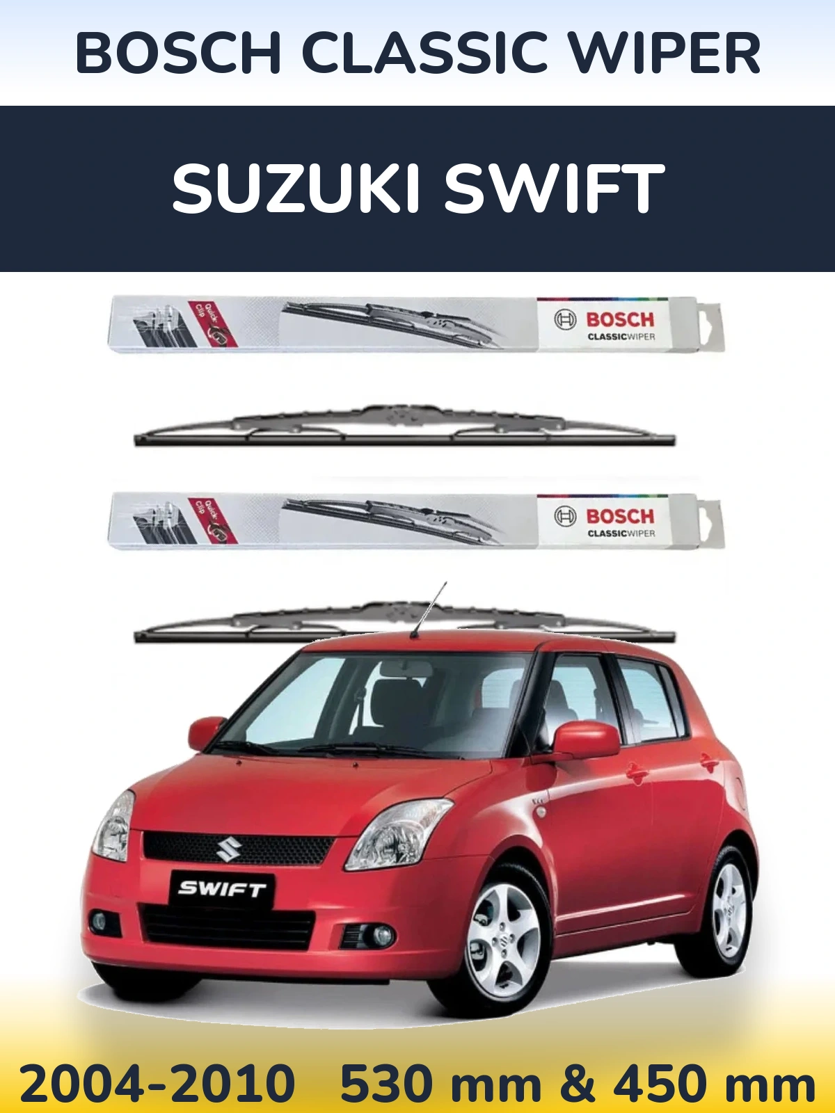 Torkarblad BOSCH Classic Wiper för Suzuki Swift