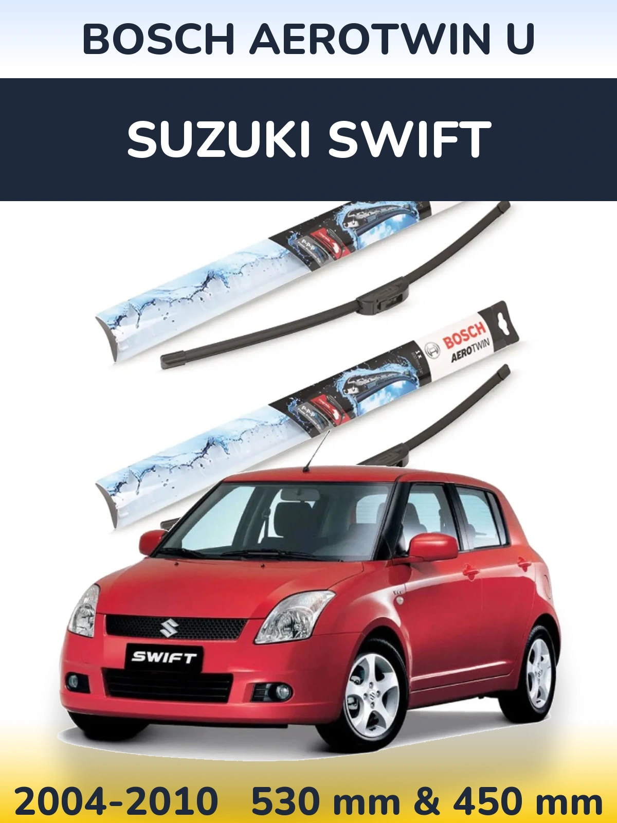 Torkarblad BOSCH AeroTwin U för Suzuki Swift