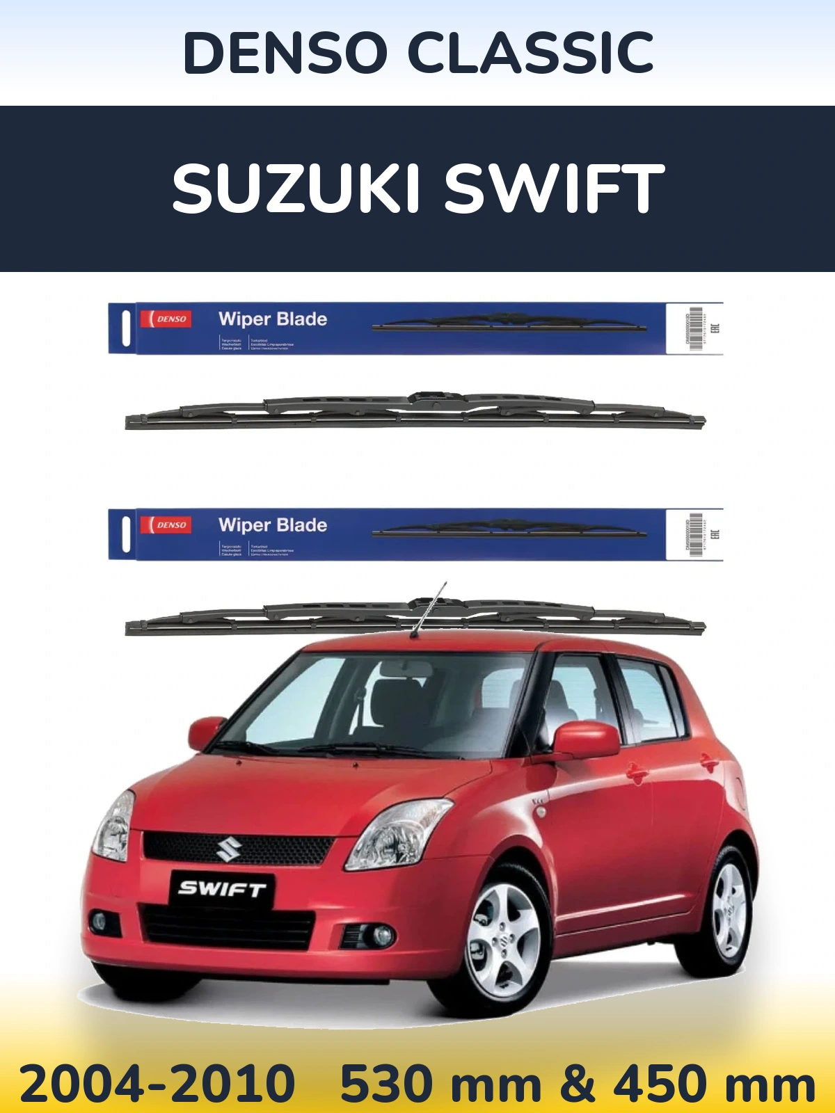 Torkarblad Denso Classic för Suzuki Swift