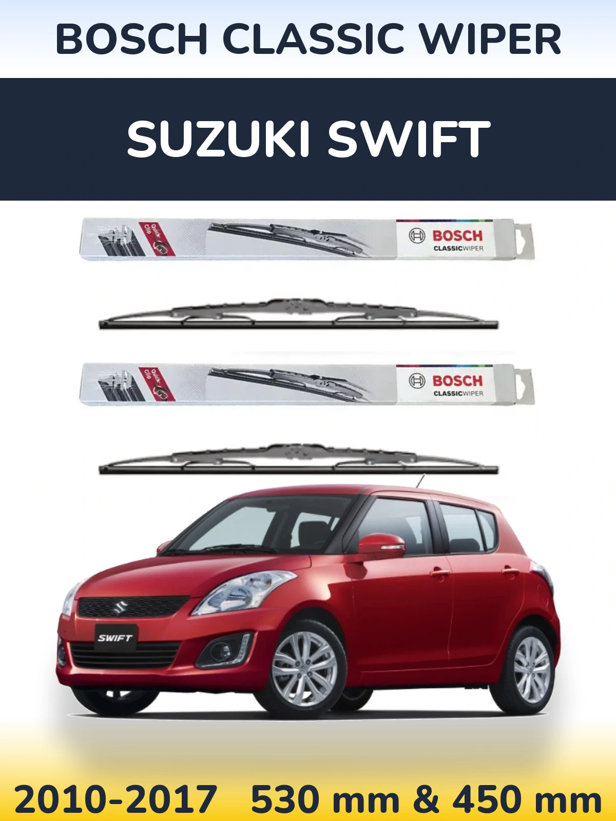 Torkarblad BOSCH Classic Wiper för Suzuki Swift
