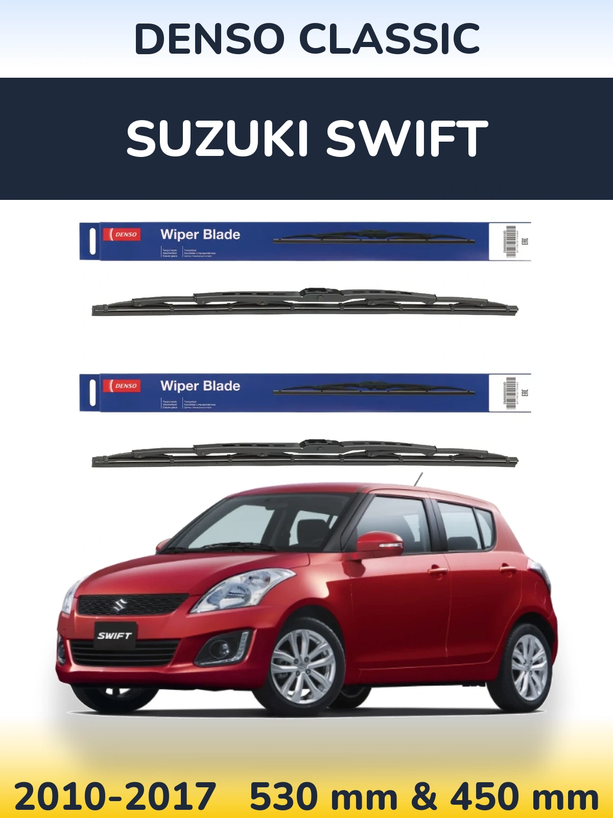 Torkarblad Denso Classic för Suzuki Swift