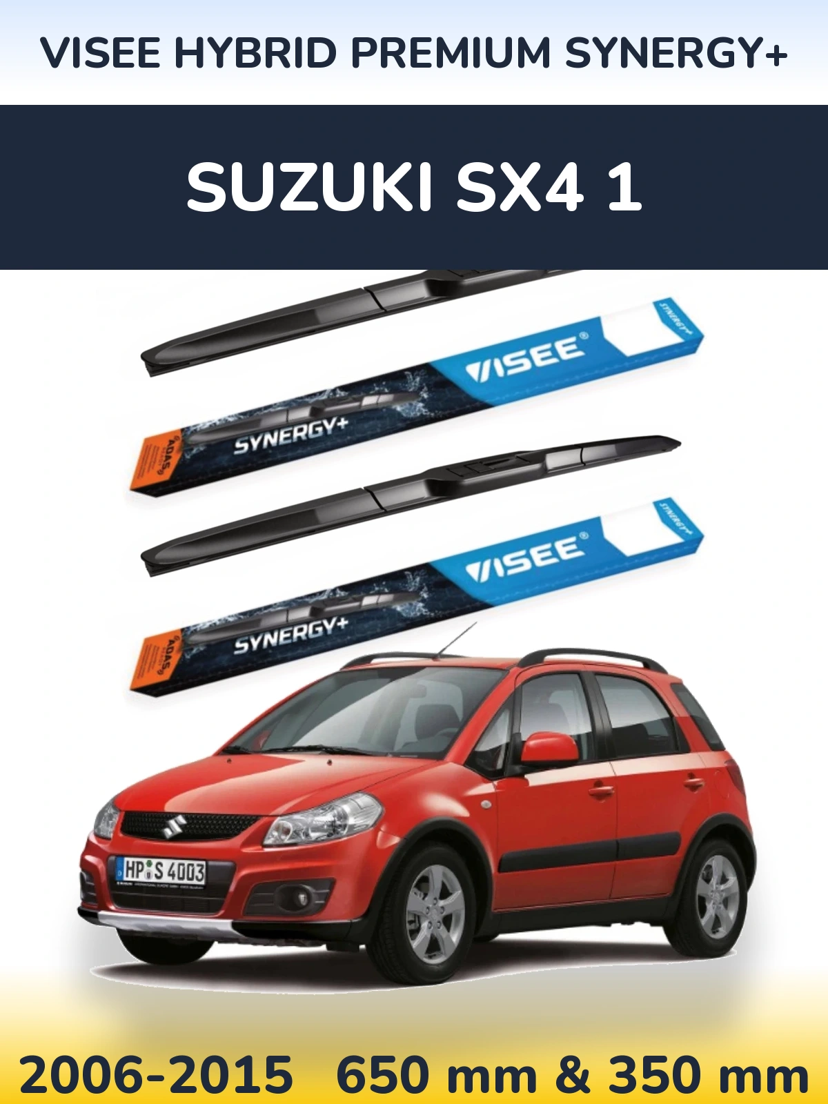 Torkarblad VISEE HYBRID PREMIUM SYNERGY+ för Suzuki SX4 1