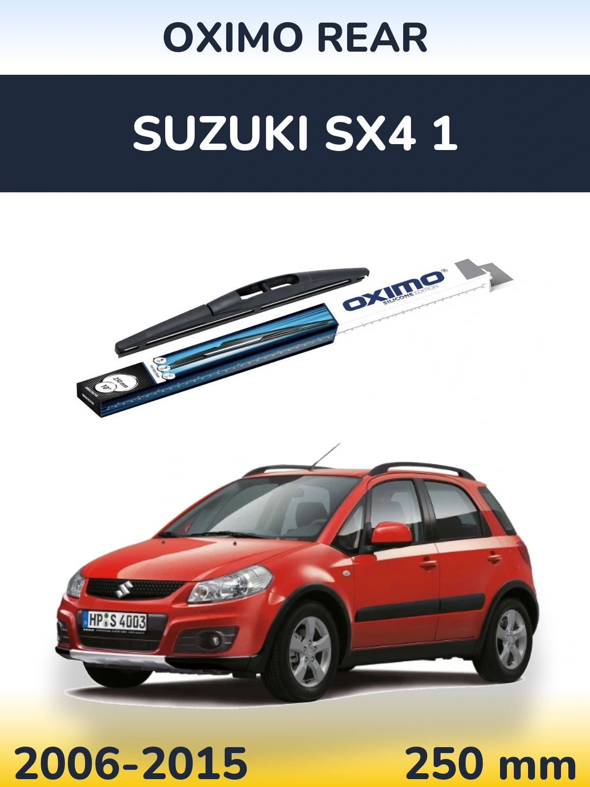 Torkarblad Oximo Rear för Suzuki SX4 1
